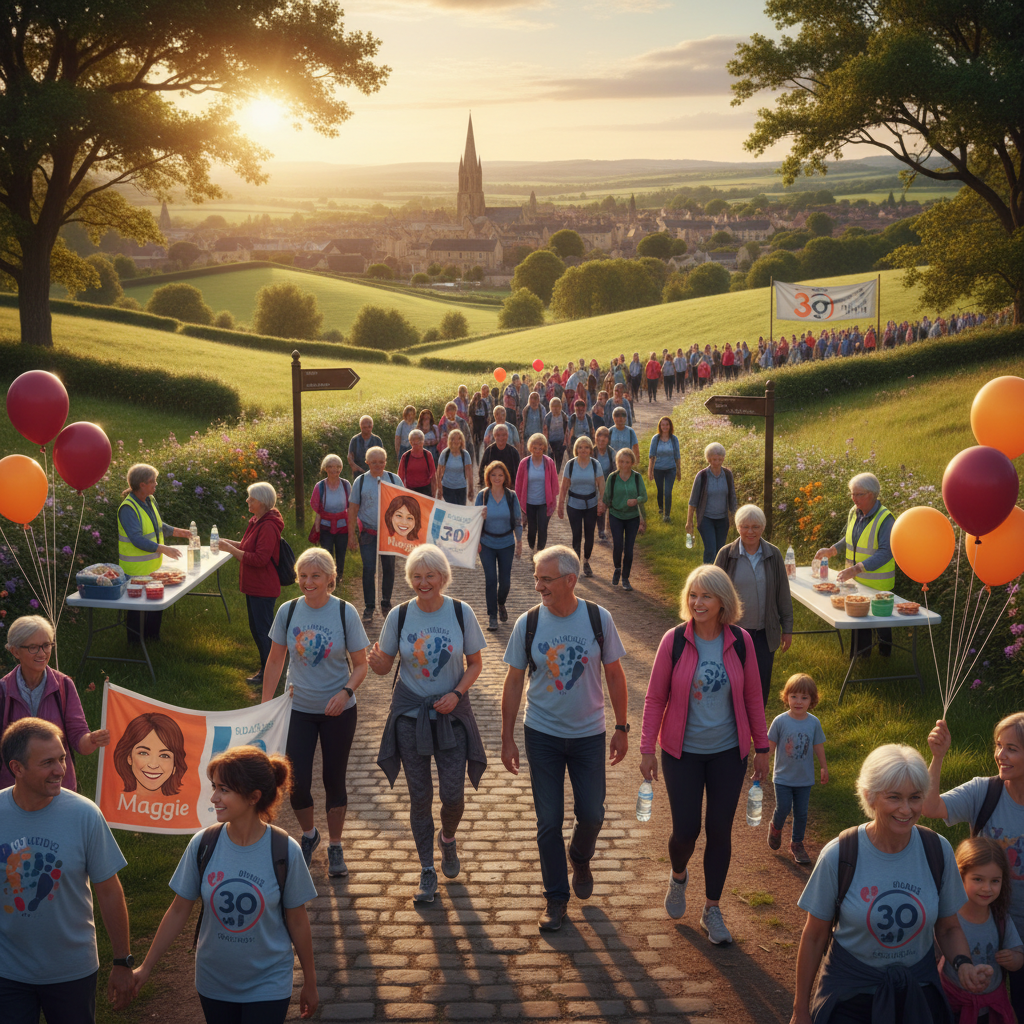 30 KM walk for 30 years of Maggie's