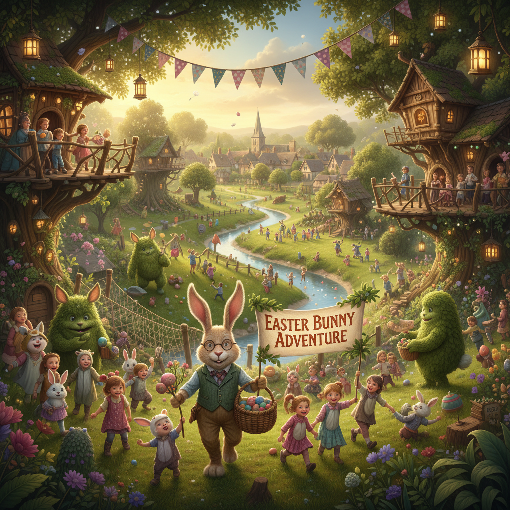 Preview of Easter Bunny Adventure at BeWILDerwood