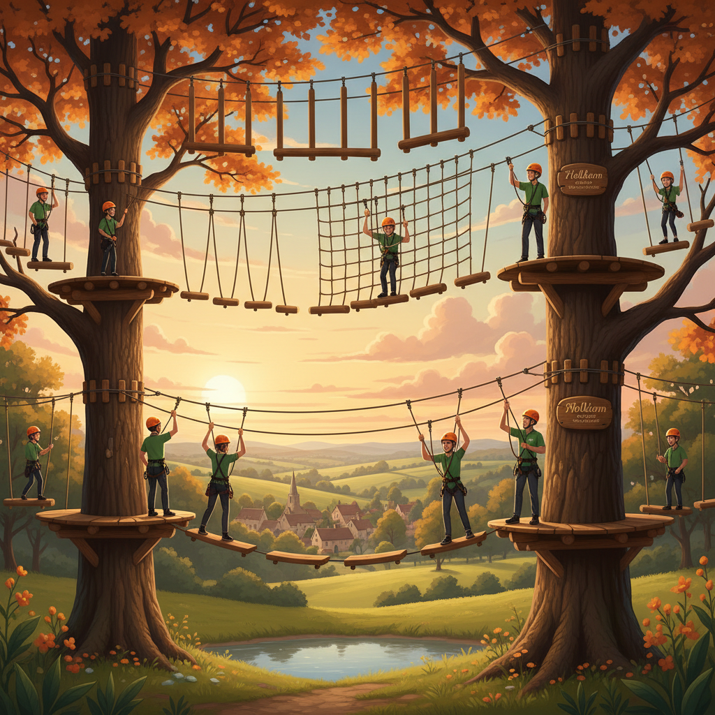 High Ropes Course at Holkham