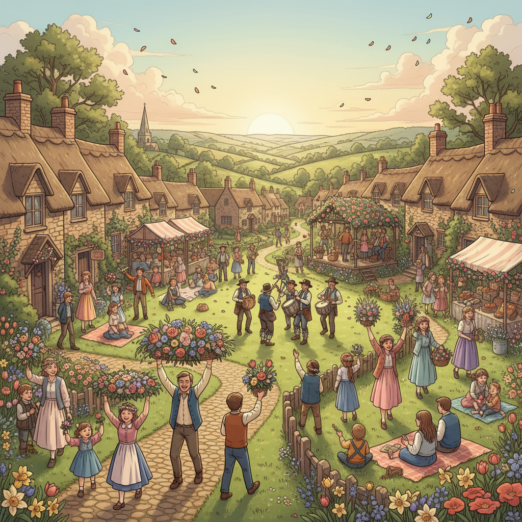 Easter Monday Flower Day