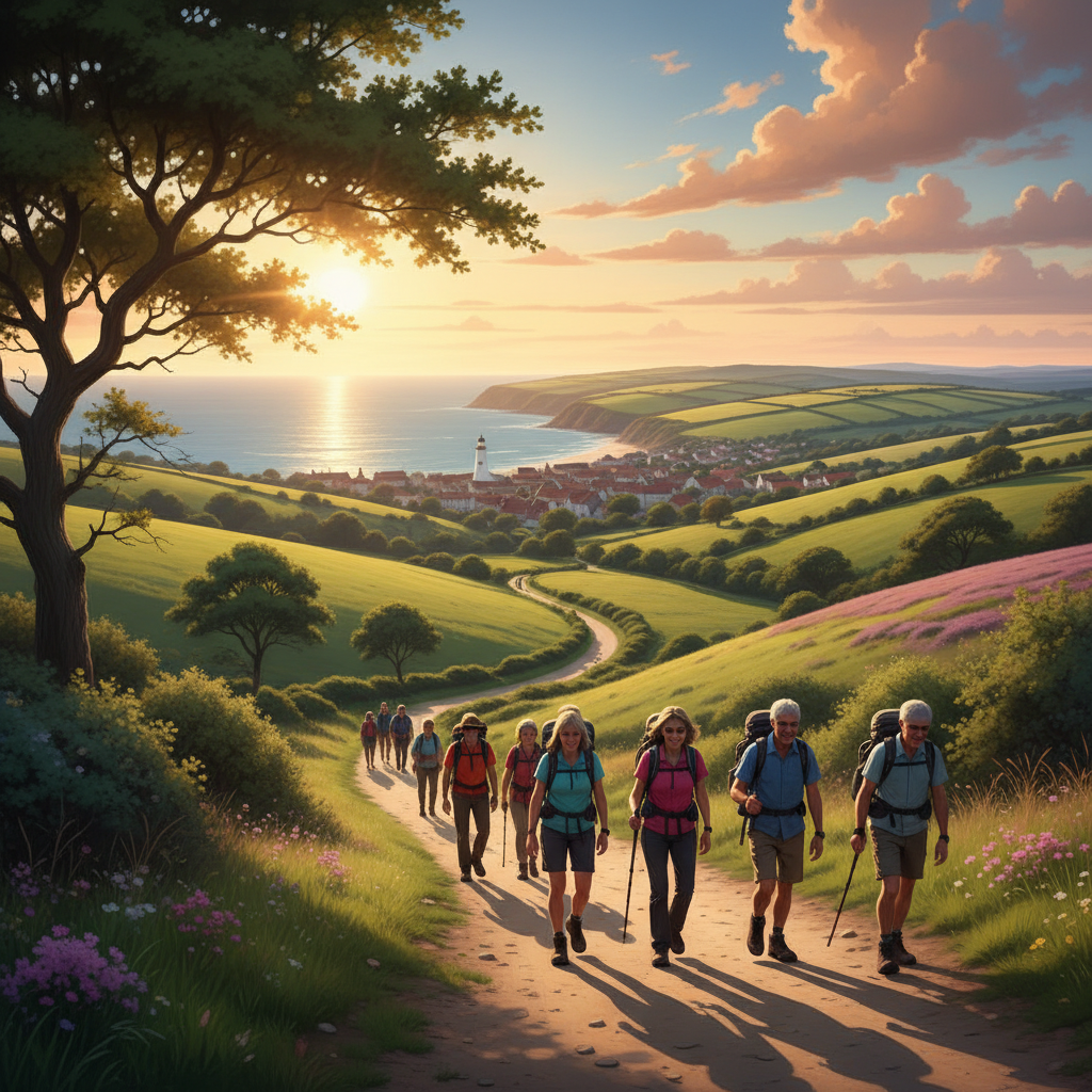 Preview of Sheringham Hike (Moderate - 9.5 miles)