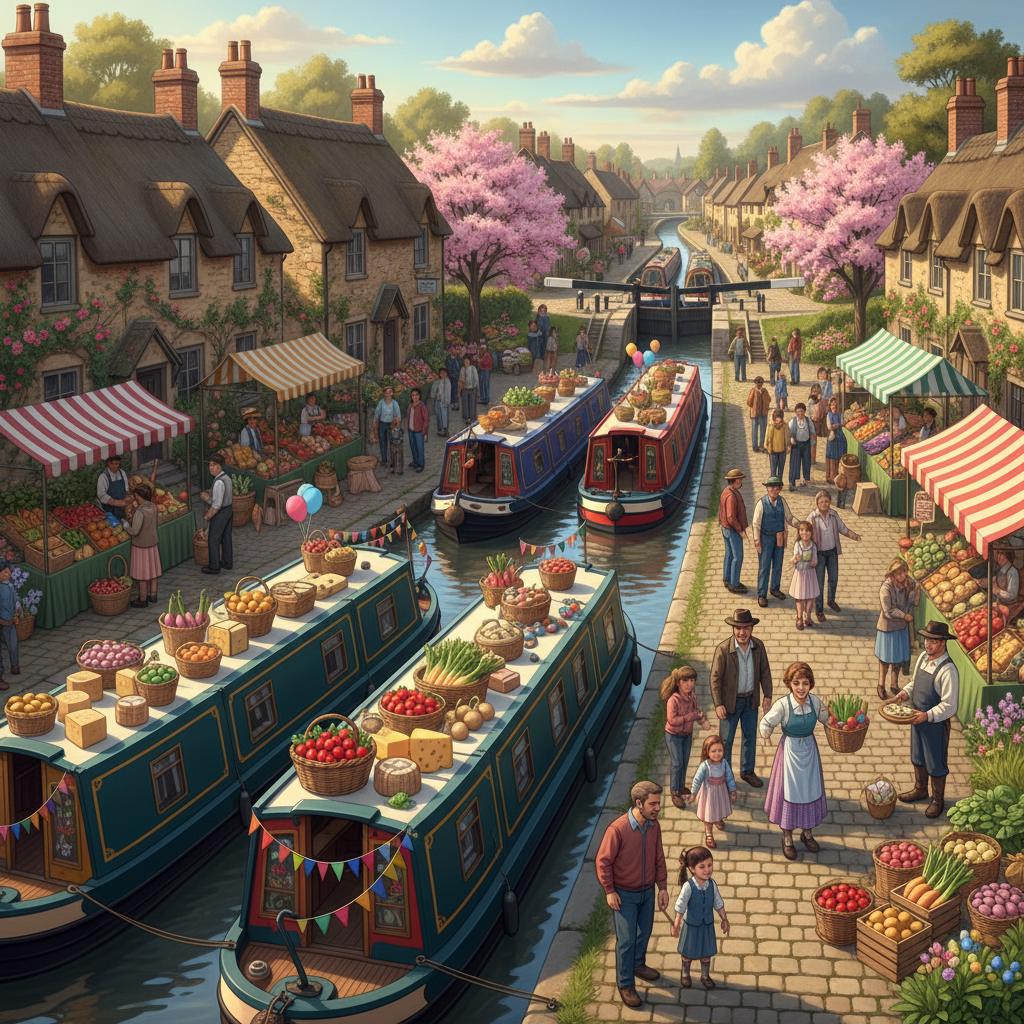 Foxton Locks Easter Floating Market