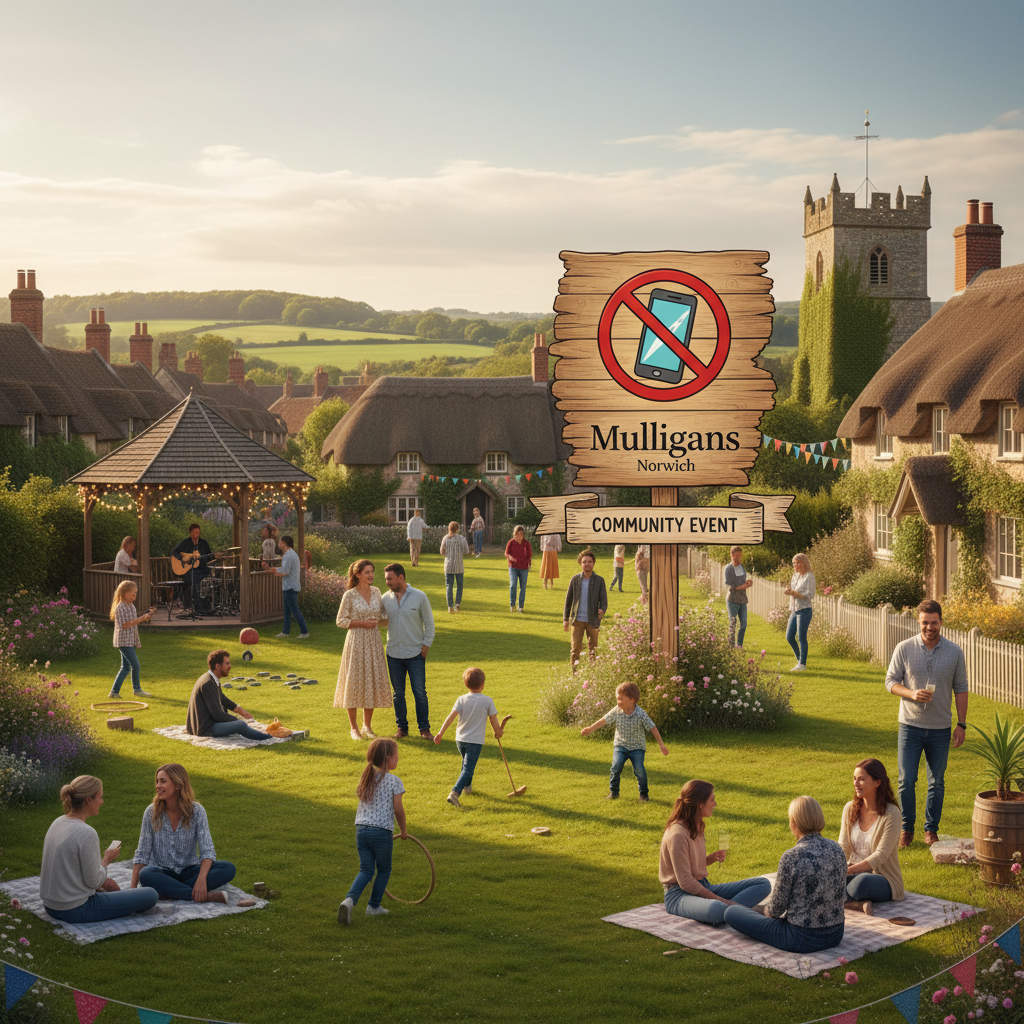 No Phone Zone at Mulligans Norwich