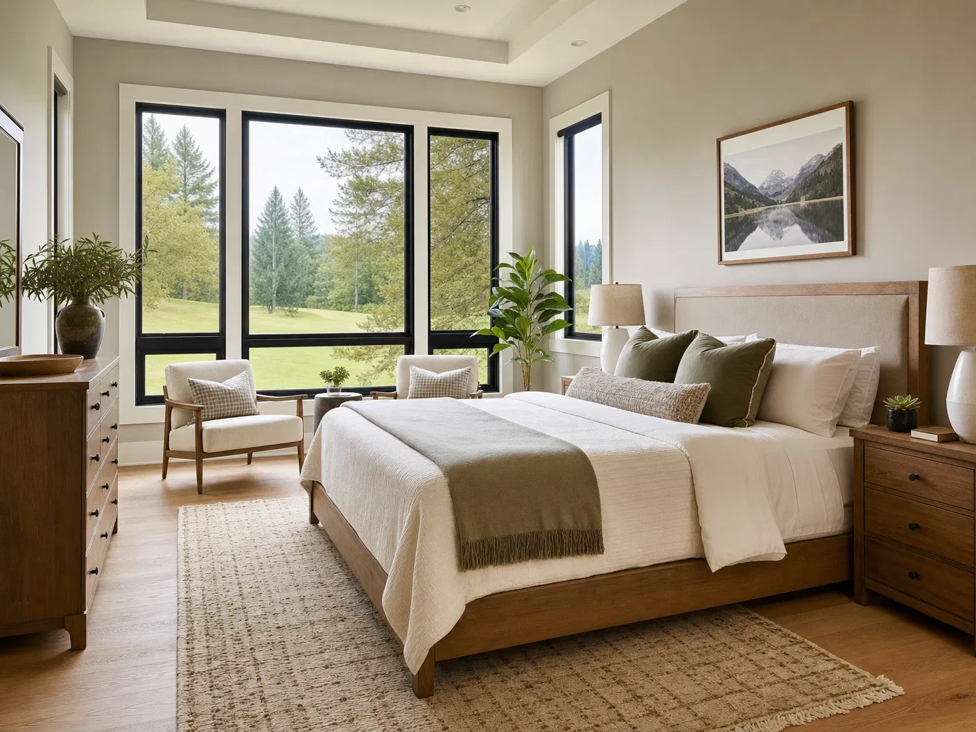 Peaceful bedroom