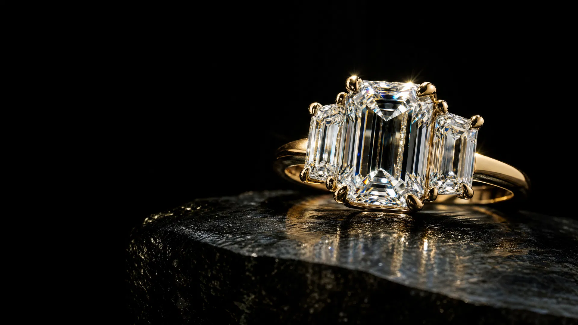 True Smith Jeweler — Emerald Cut Diamond Ring