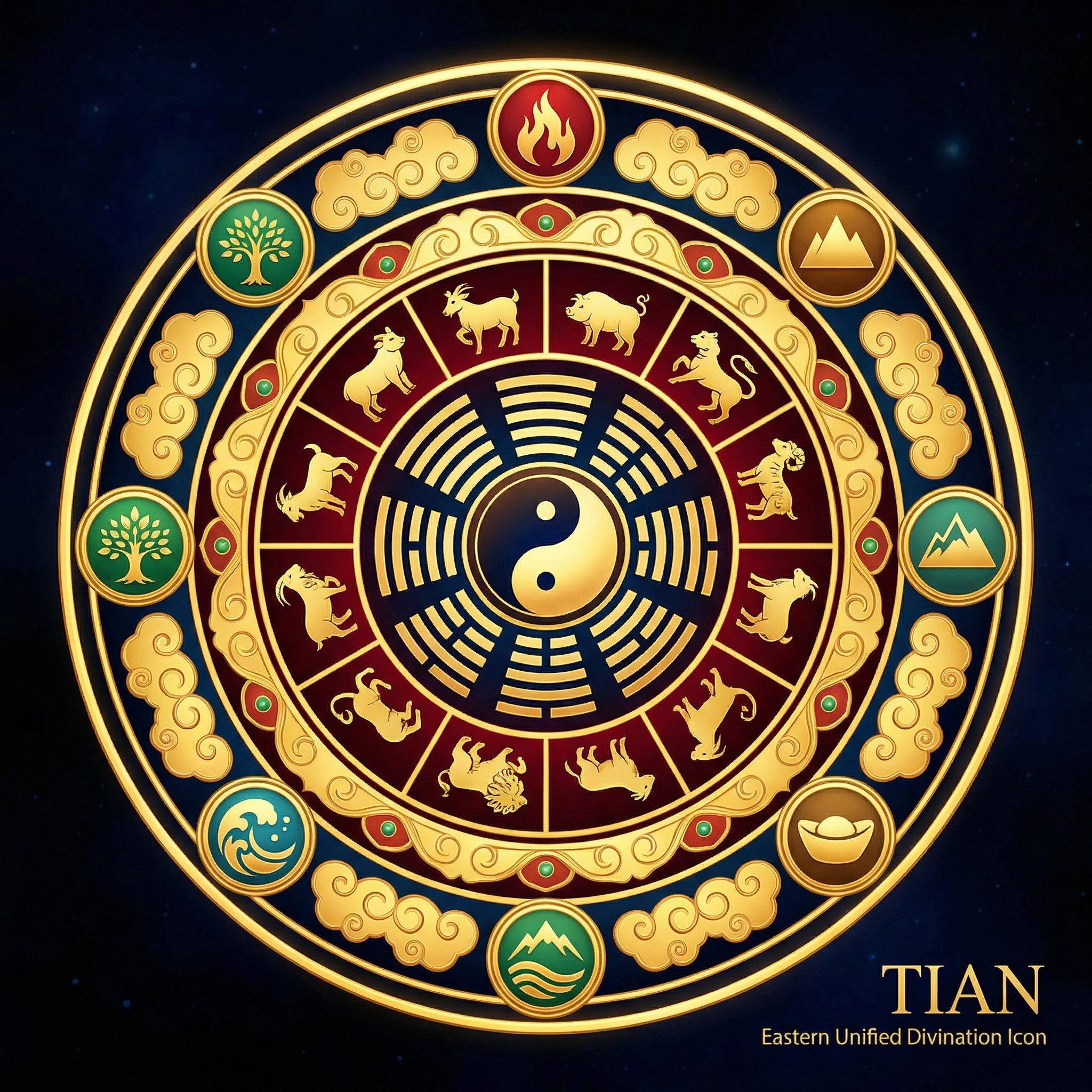 Eastern TIAN divination system icon