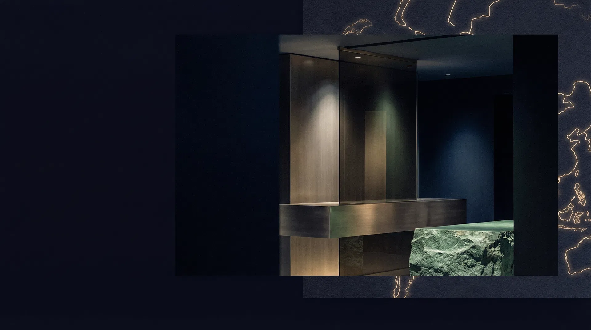 Abstract premium capital markets visual