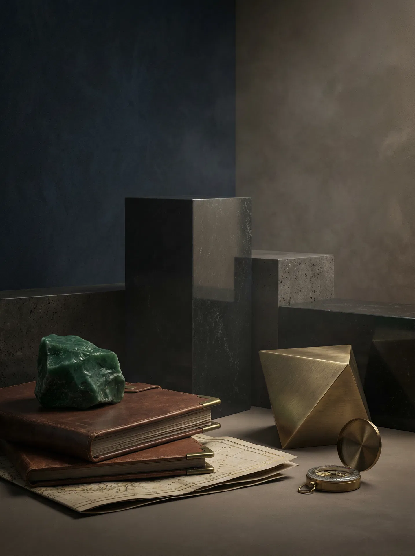 Abstract founder credibility visual