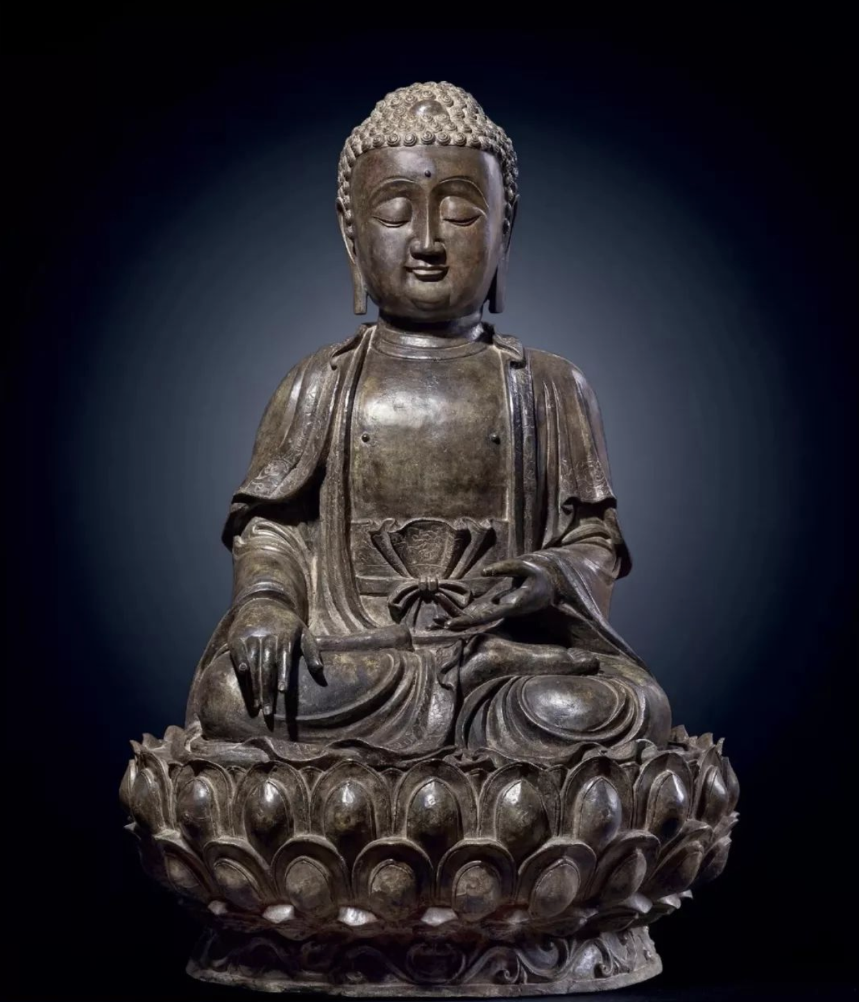 明晚期释迦牟尼佛坐像