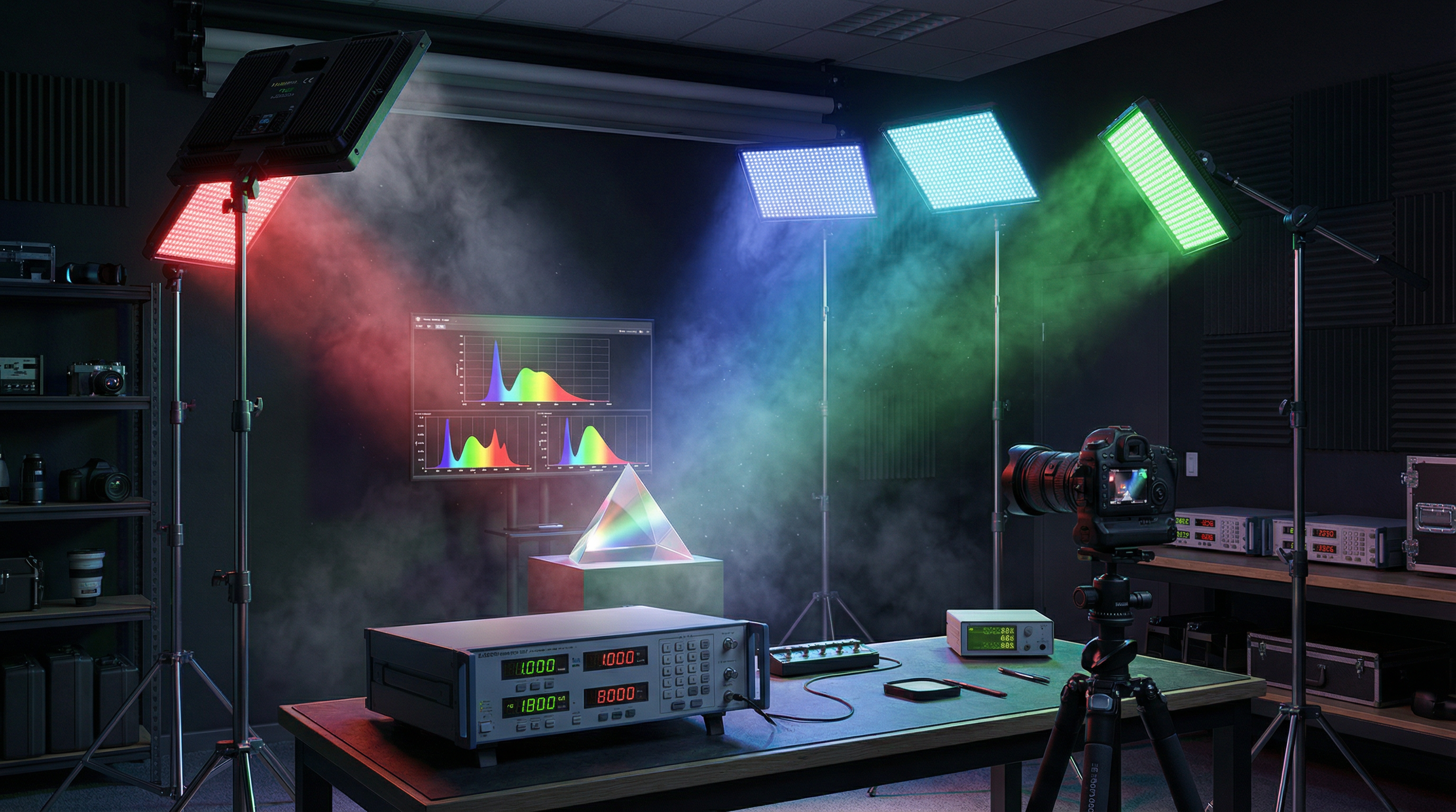 Lighting - LED CRI Ratings for Photography: Spectral Analysis of 18 Lights