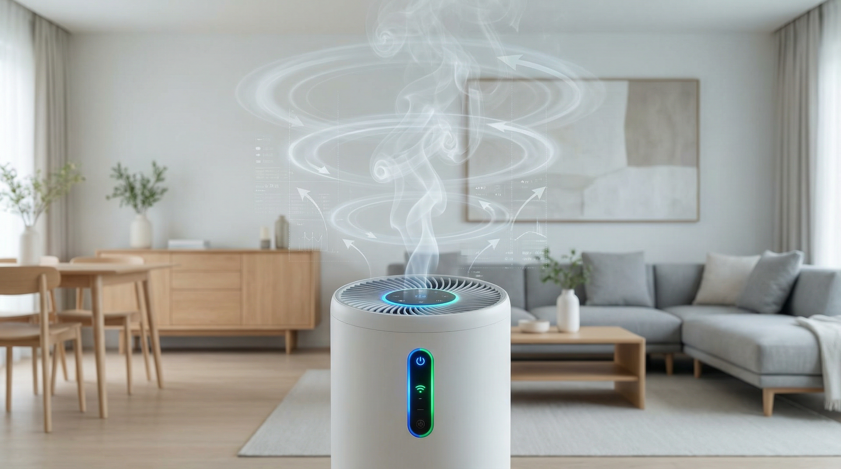 Air Quality - The Fluid Dynamics of Air Purifier Placement: A Computational Analysis