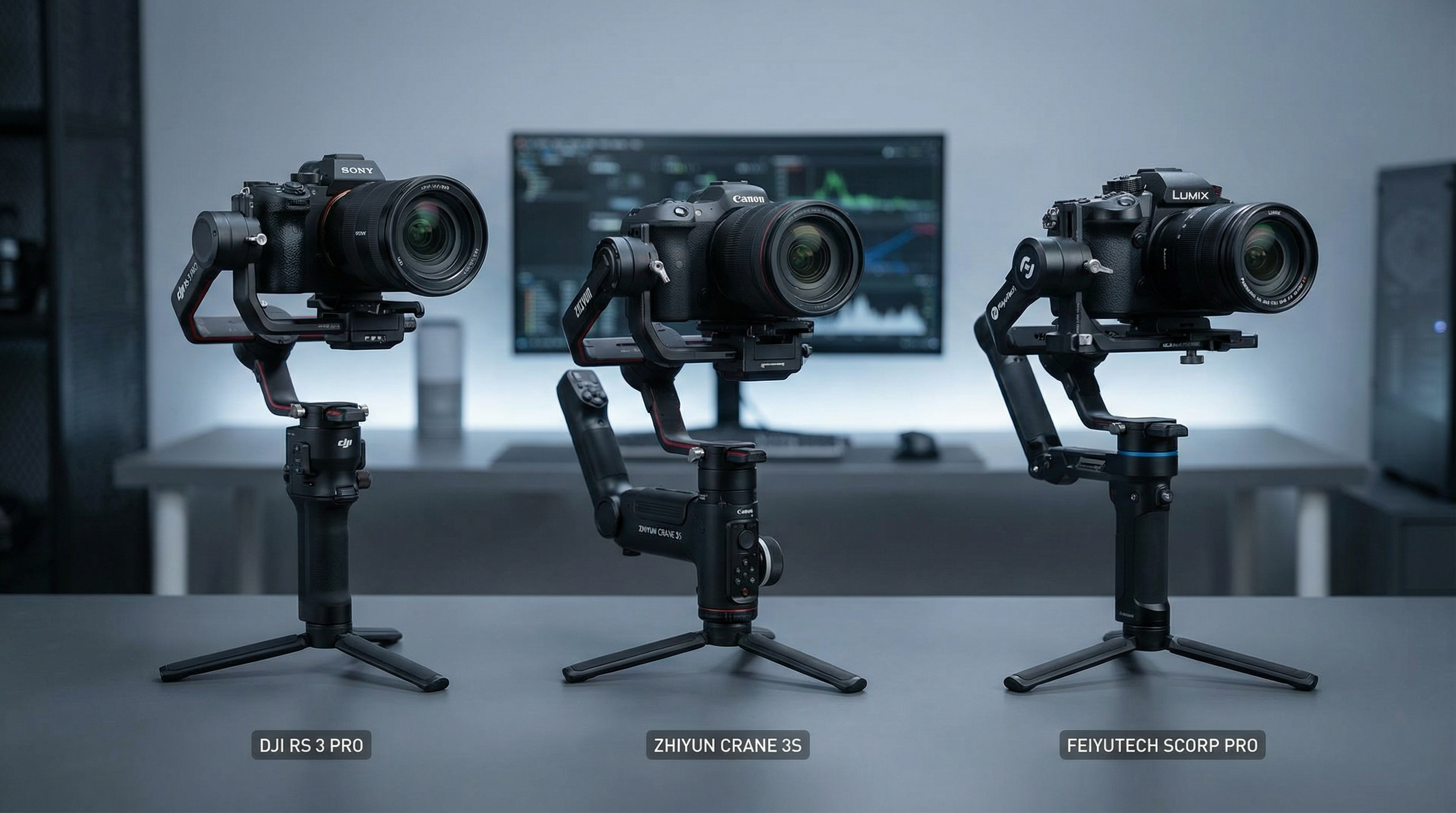 Stabilization - Gimbal Stabilizers: DJI vs Zhiyun vs FeiyuTech Head-to-Head