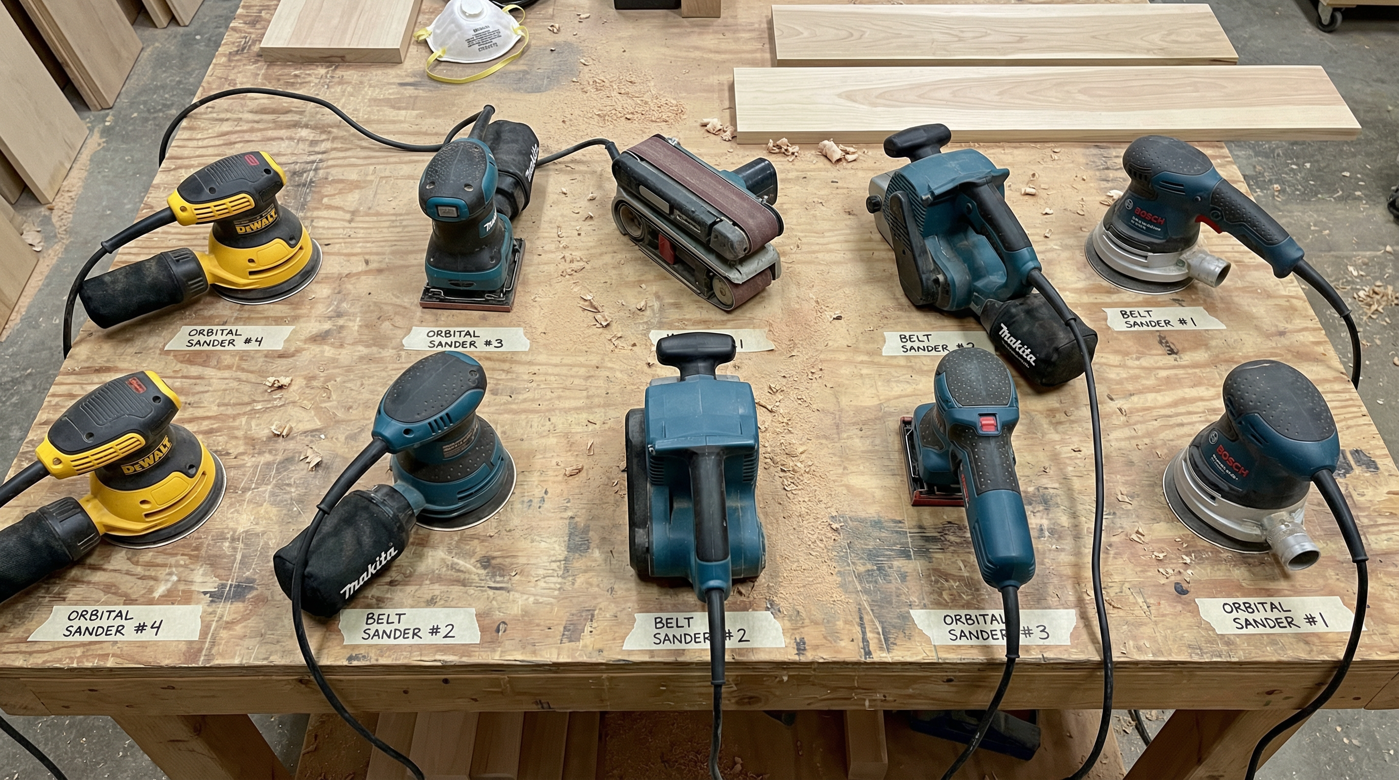 Power Tools - Power Sander Showdown: I Tested 9 Sanders and Lost All Feeling in My Hands