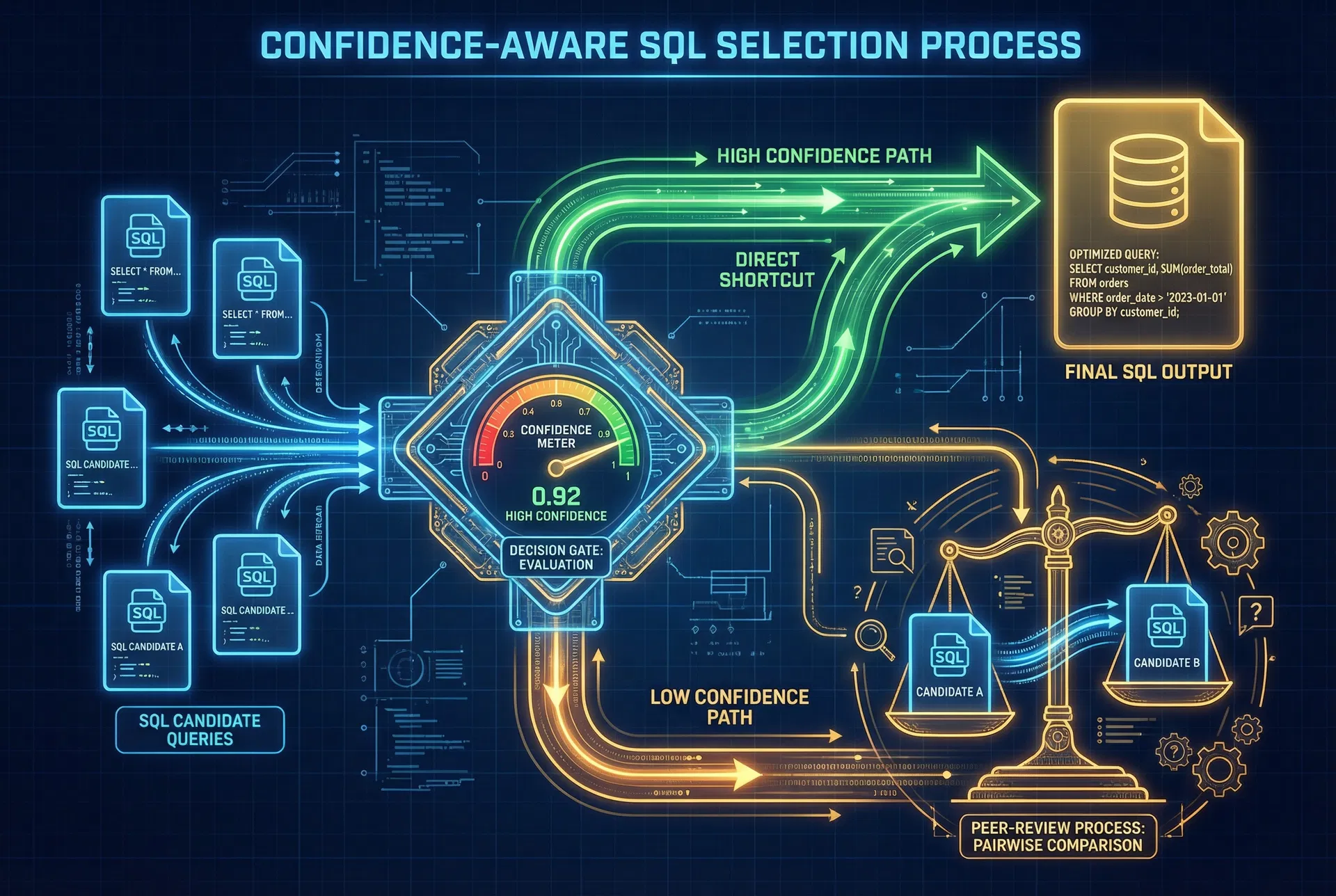 Confidence-aware selection concept