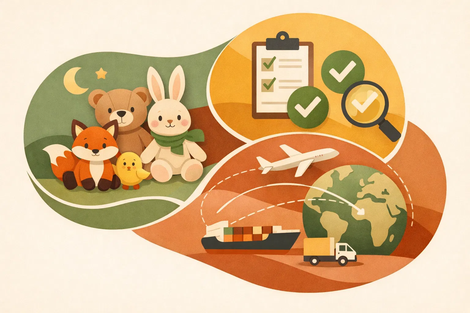 Global plush toys sourcing network