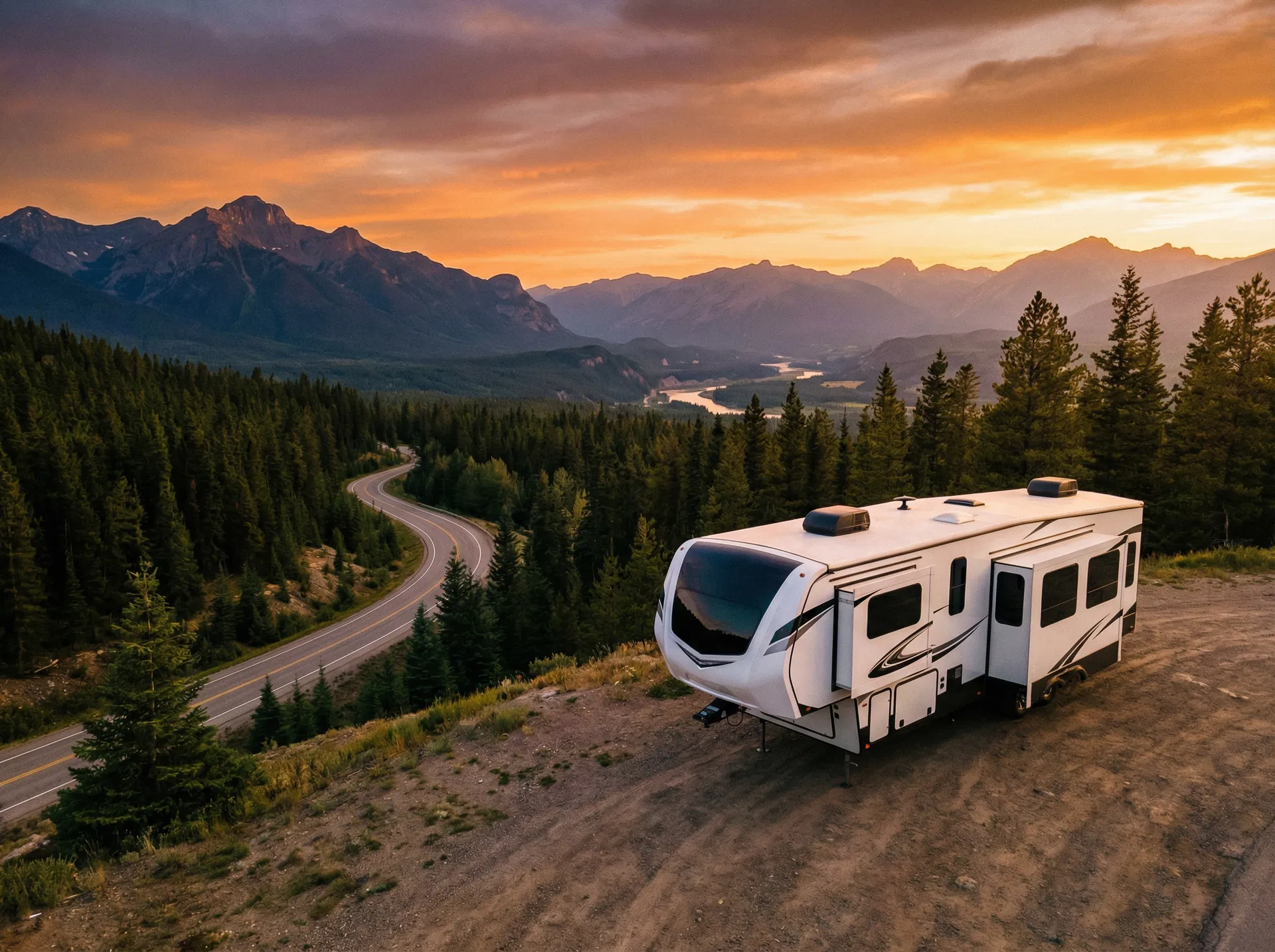 Travel trailer in Revelstoke