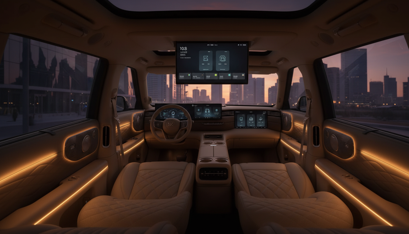 MASTER BASE:
Ultra-photoreal cinematic automotive commercial frame of IM LS9 in Dubai, realistic pro