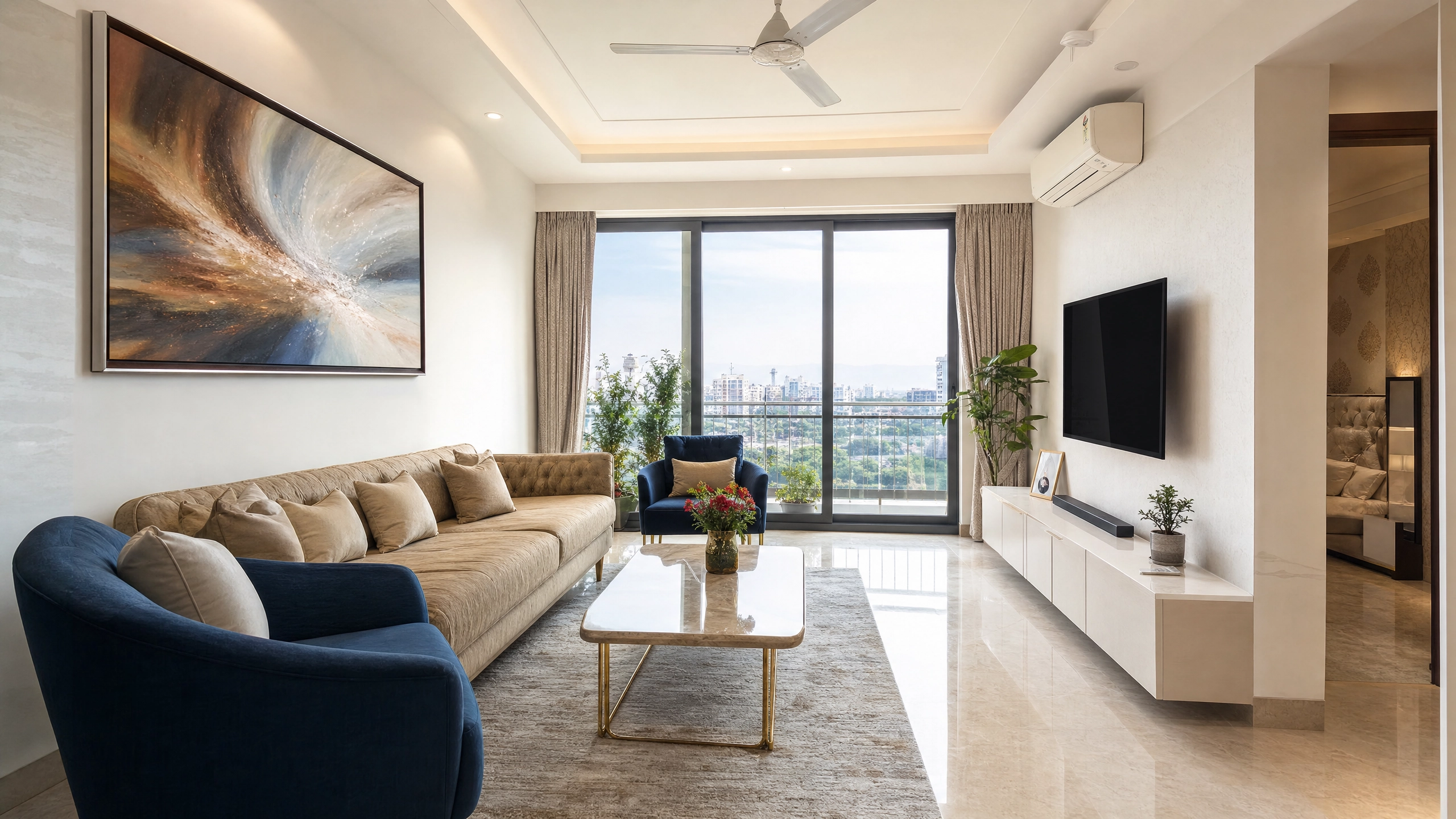 2 BHK Rental for Rent in Wadgaonsheri, Pune | Samarth Nagar - Image 1