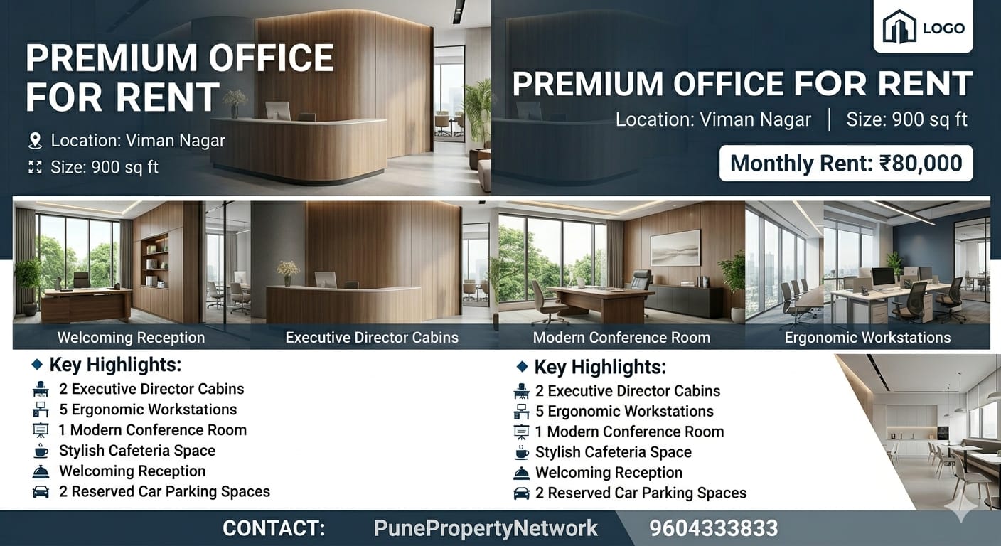 1 BHK Rental for Rent in Vimannagar - Image 1