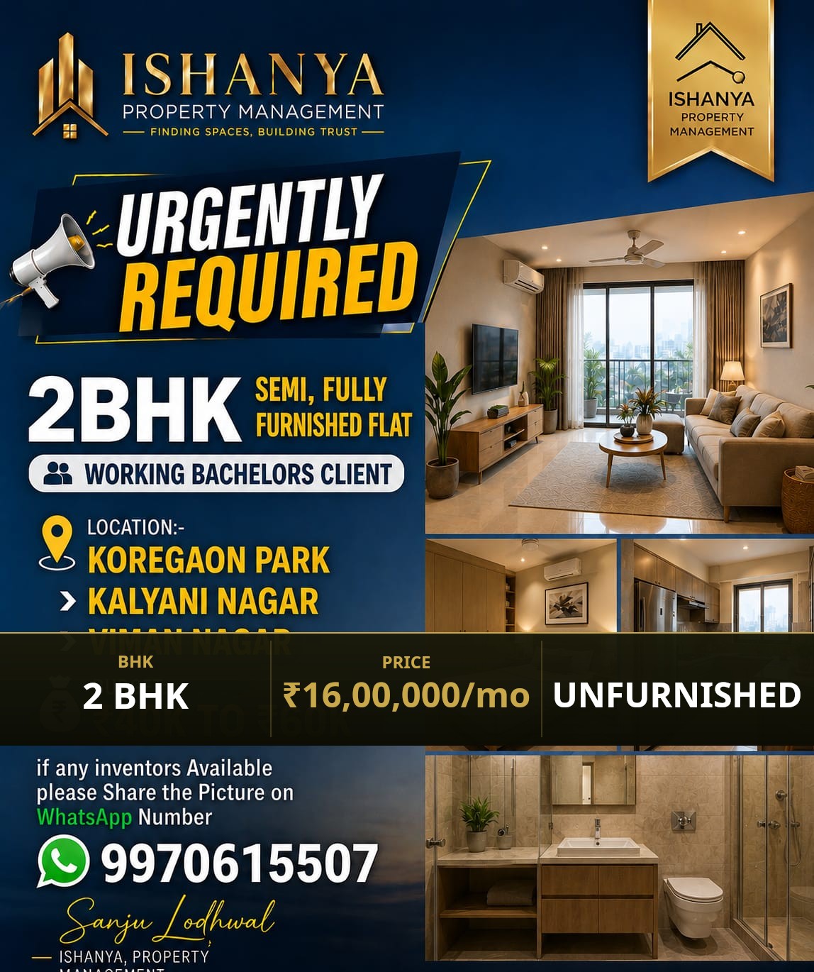 2 BHK Anjani Amores Khadi machine chowk - Image 1