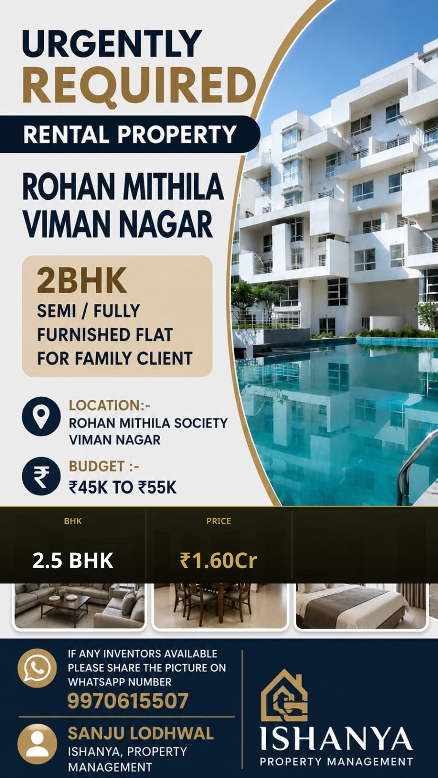2.5 BHK Flat for Sale in Pune | LADHA - Image 1