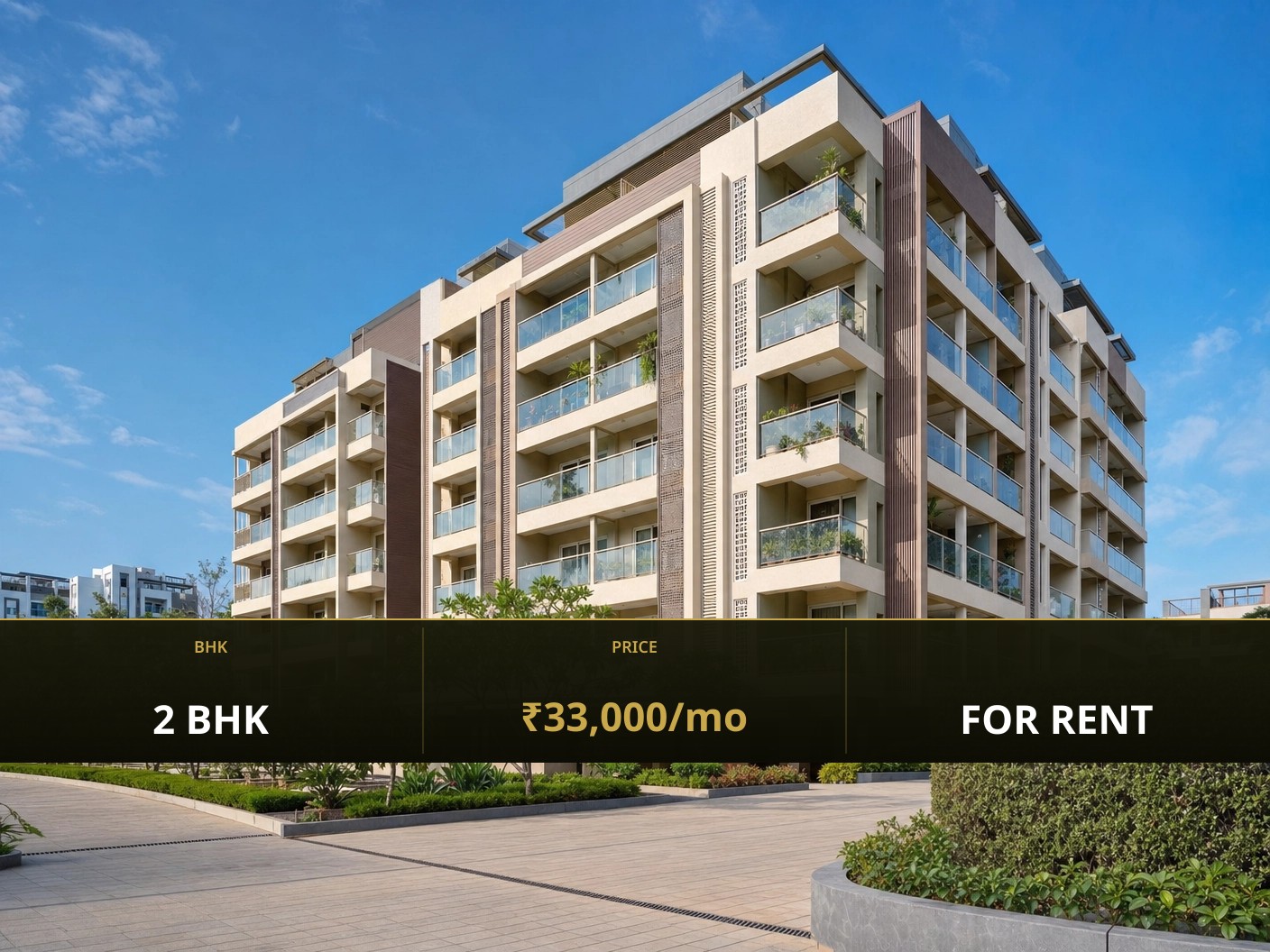 2 BHK Rental for Rent in Kharadi, Pune | Unique Youtopia - Image 1