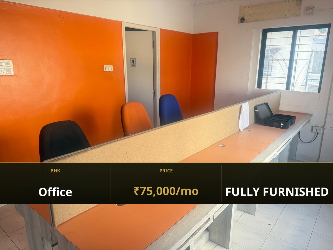 3 BHK Office for Rent in SB Road, Pune | ICC Towers - Image 1