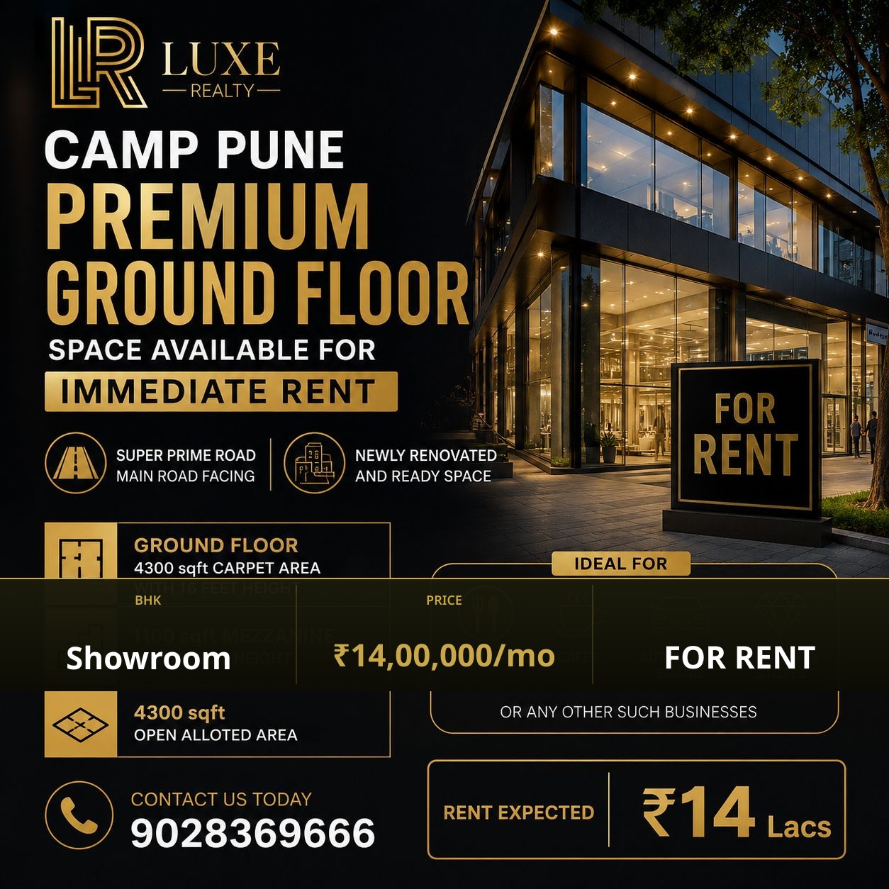 Showroom Shop for Rent in Camp, Pune - Image 1