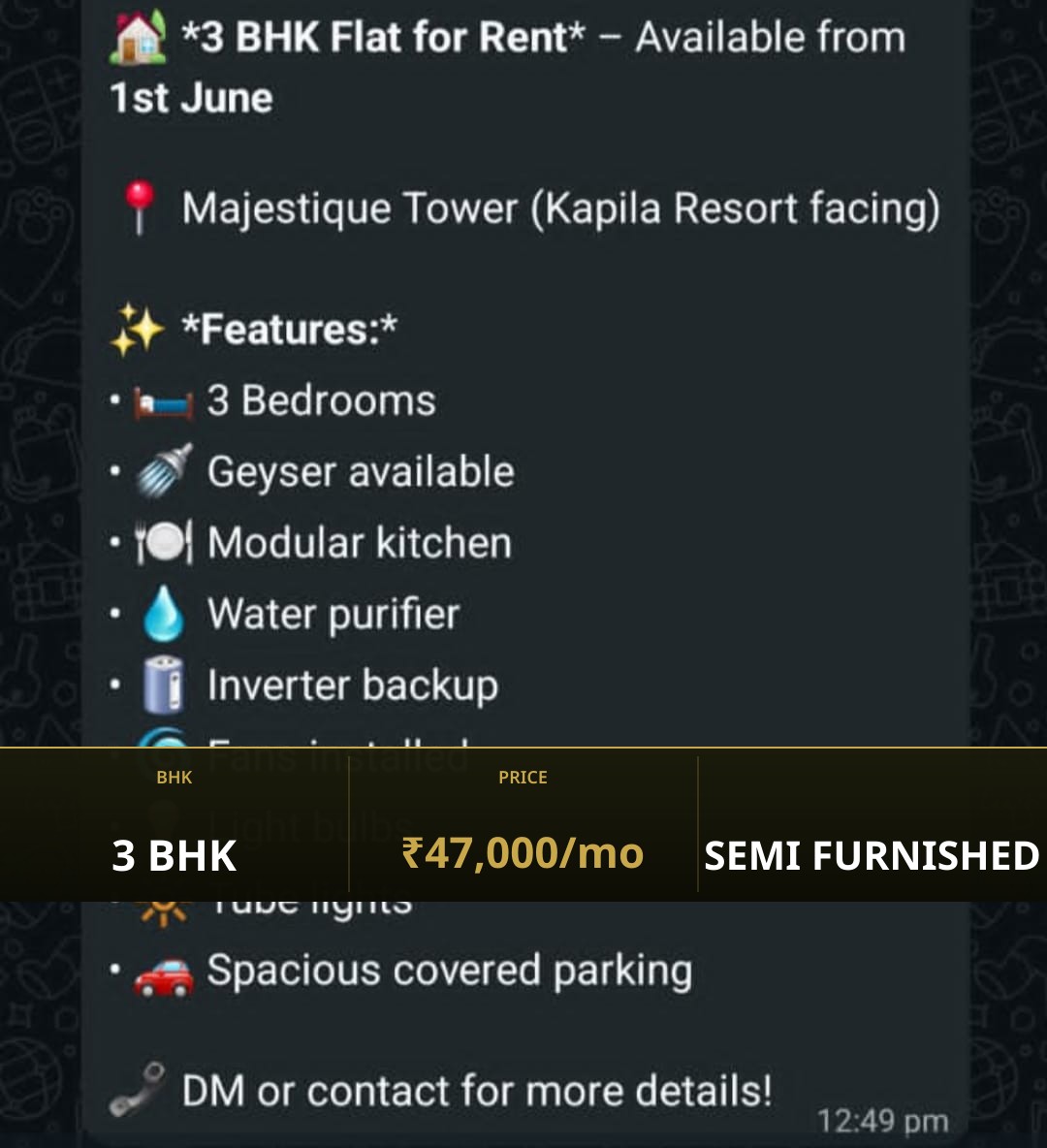 3 BHK Rental for Rent in Pune | Unique Youtopia - Image 1