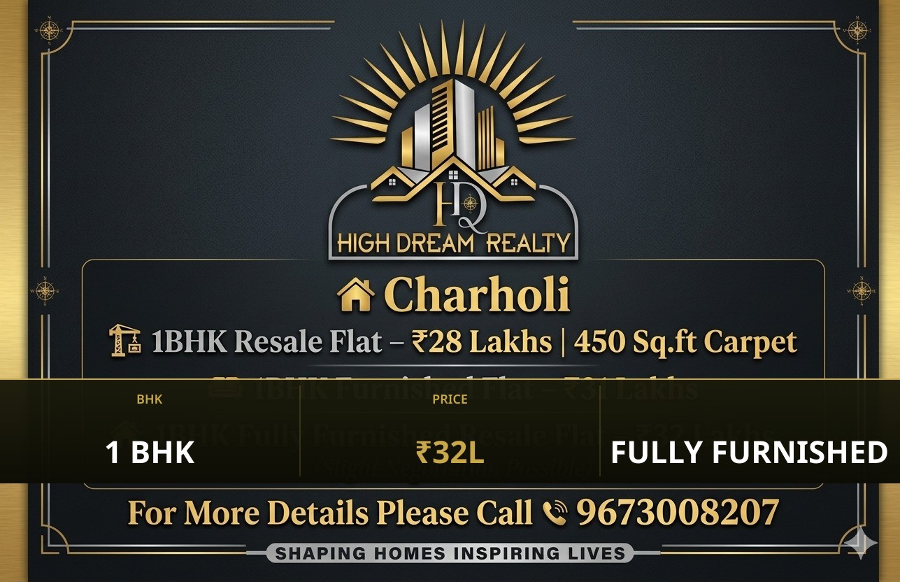 1 BHK Flat for Sale in Charholi, Pune - Image 1