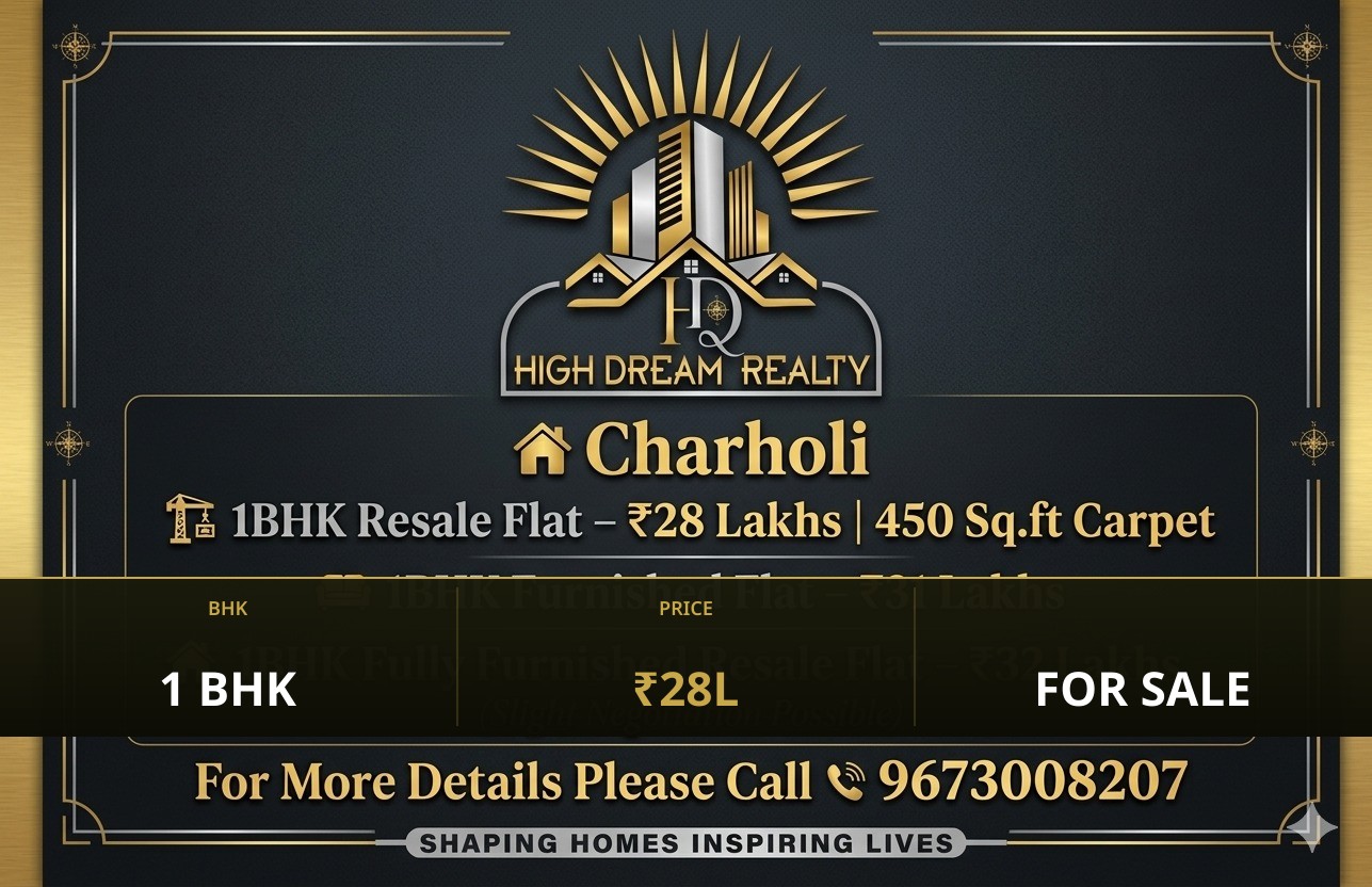 1 BHK Flat for Sale in Charholi, Pune - Image 1