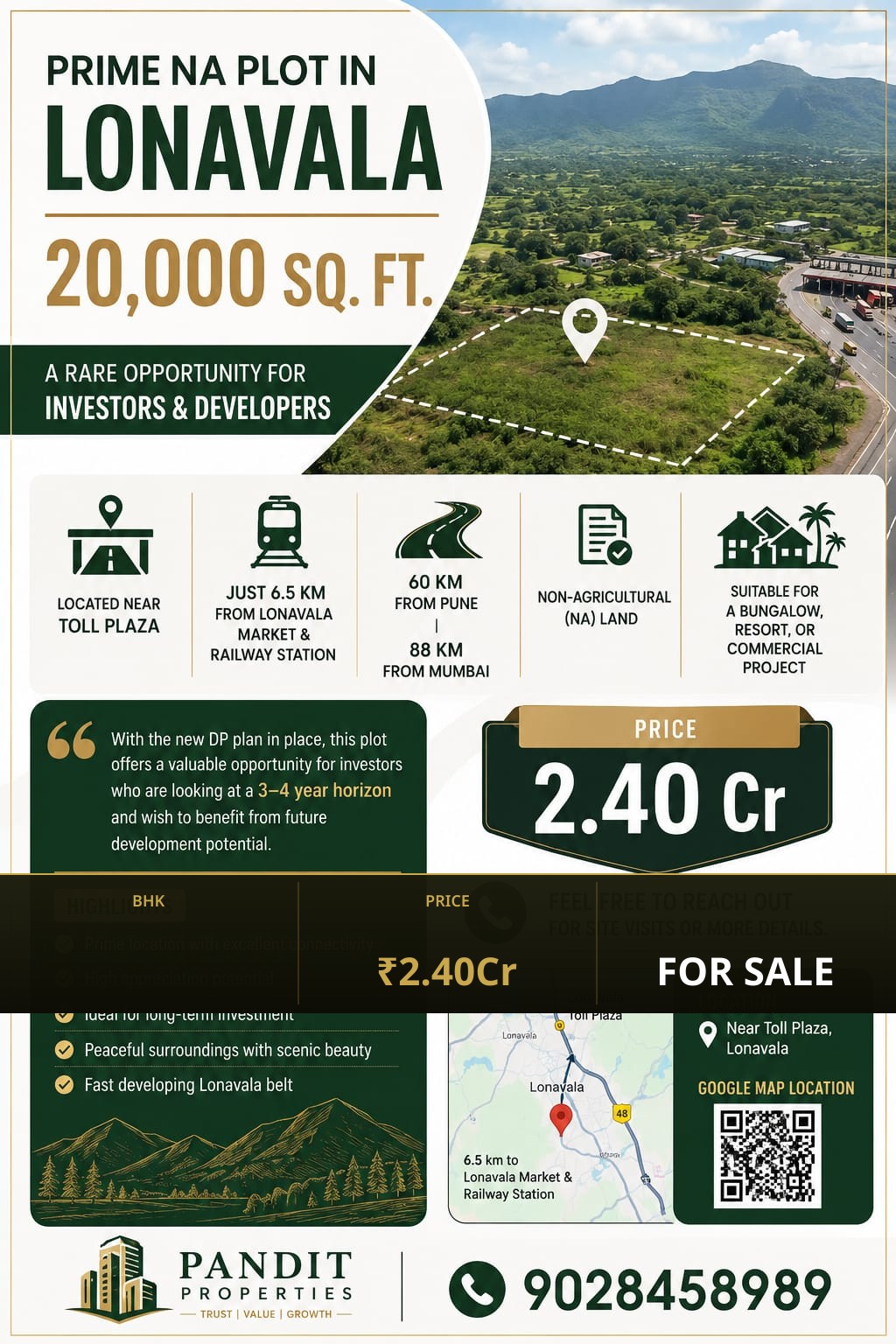 Land for Sale in Lonavala, Pune - Image 1