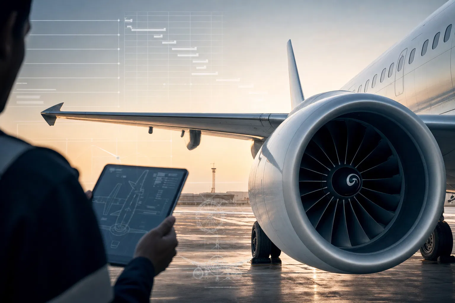 Aircraft engine and lease readiness inspection
