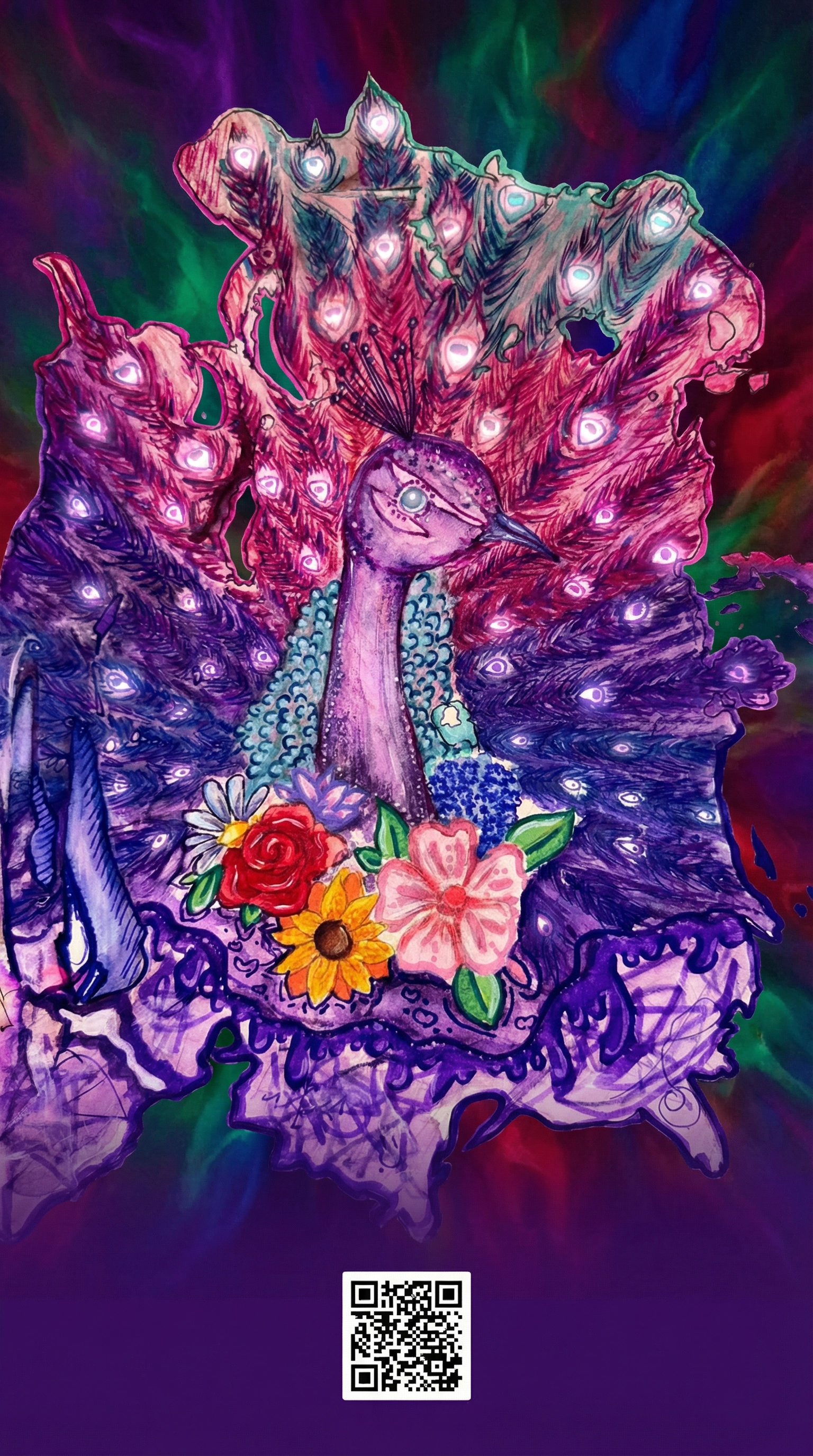Purple Peacock