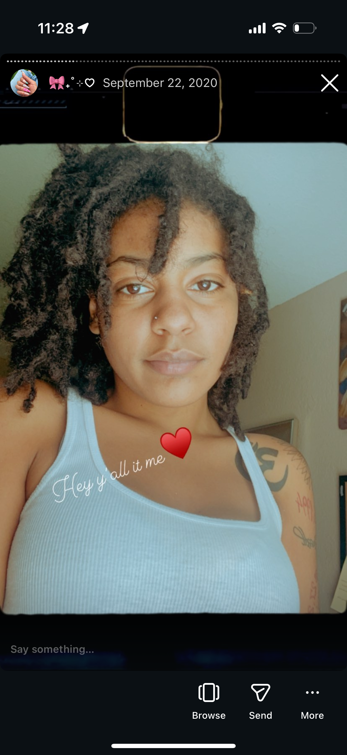 My light, my heart — Shared by Mami