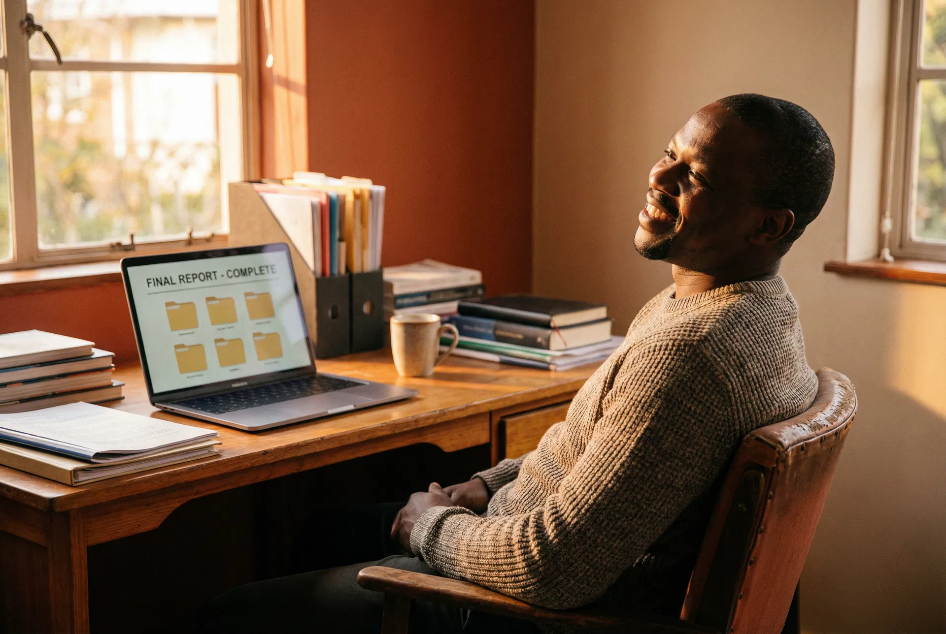 Teacher feeling relieved after learning AI tools