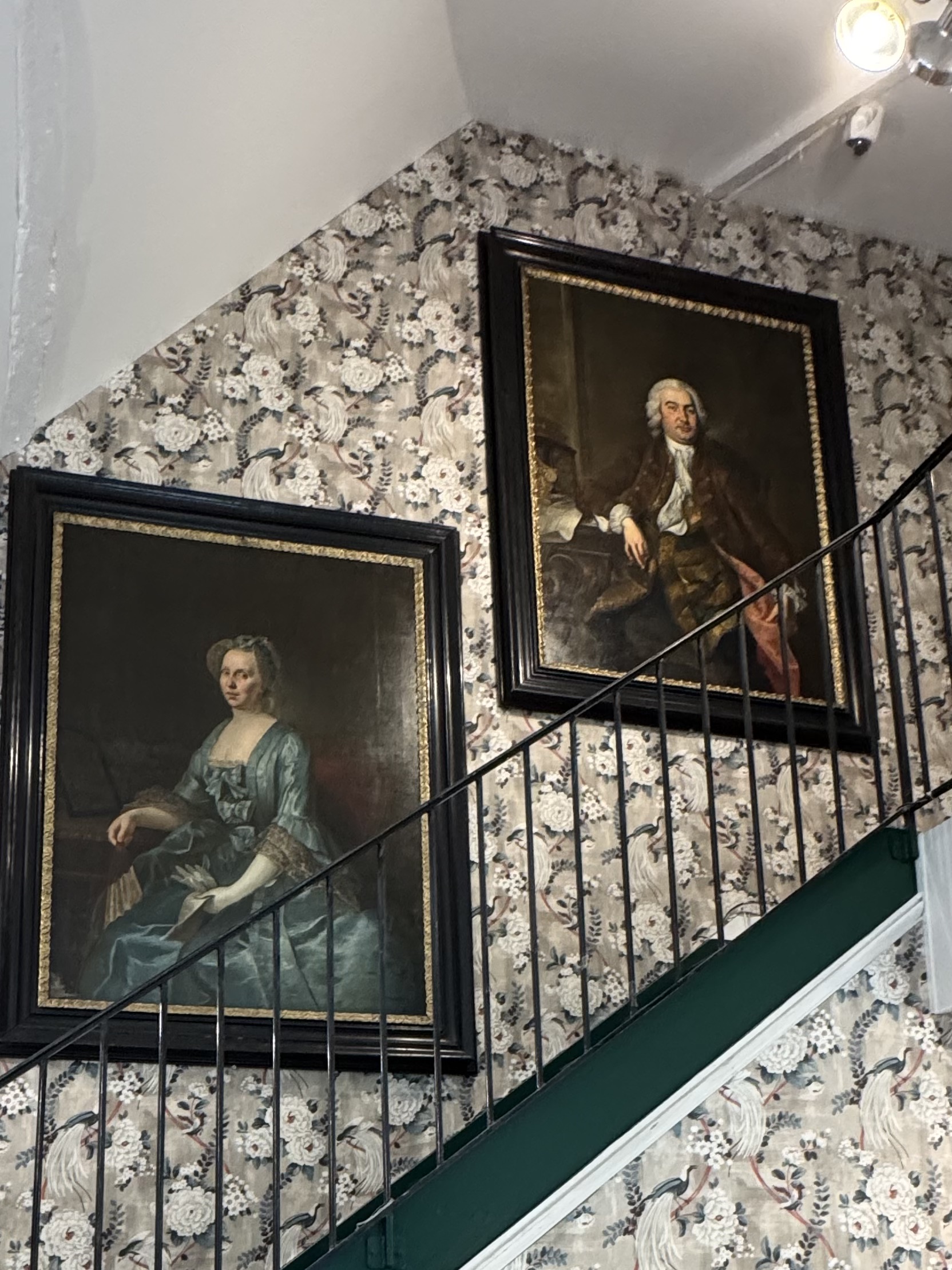 Portrait of a Lady in a Green Silk Gown, Old Master Style