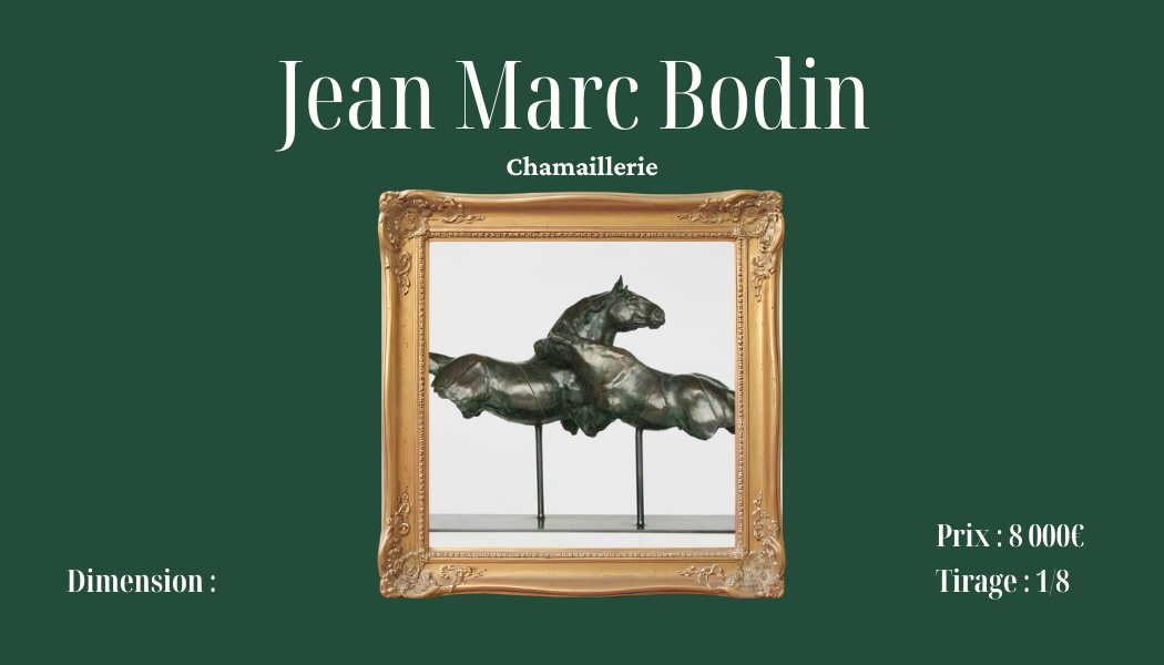 Bronze Sculpture 'Chamaillerie' by Jean Marc Bodin