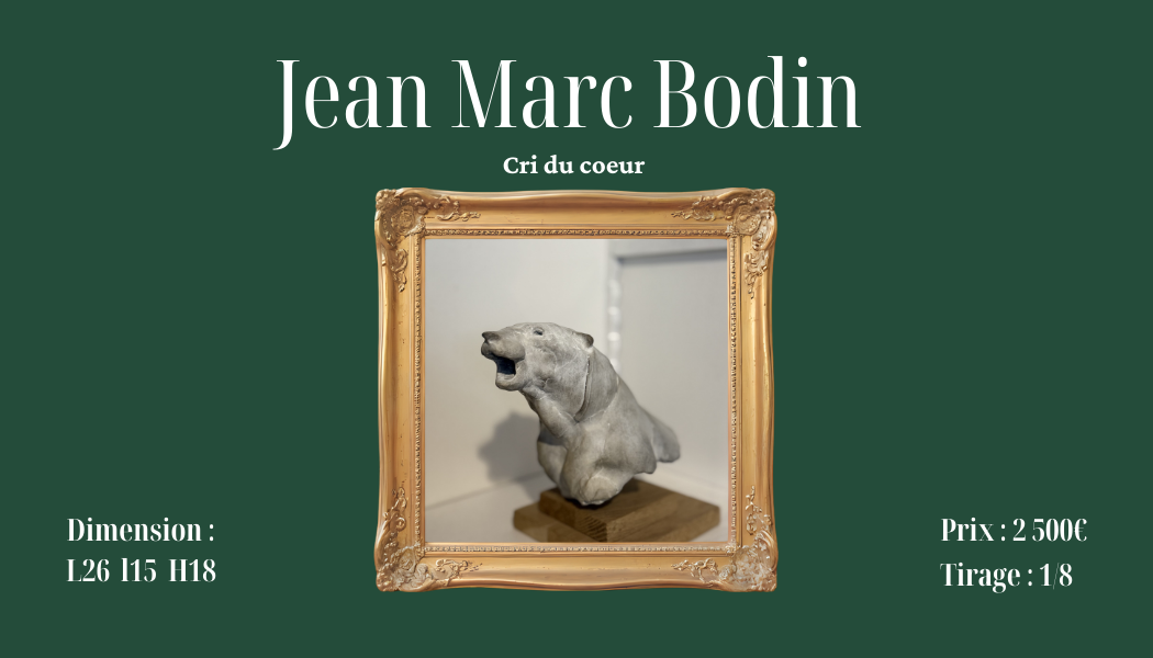 Bronze Sculpture 'Cri du coeur' by Jean Marc Bodin
