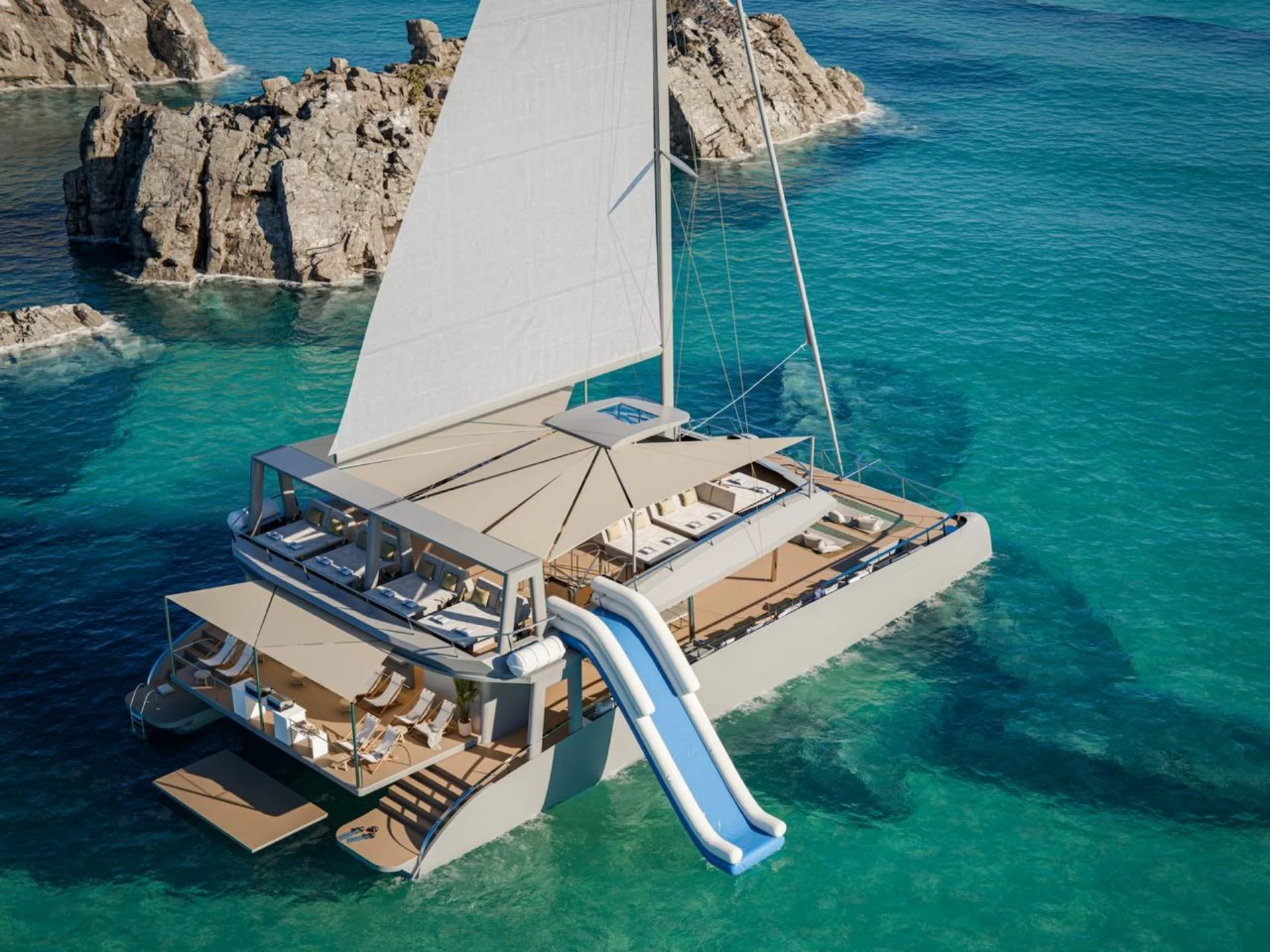 AZUL CATAMARAN - Custom