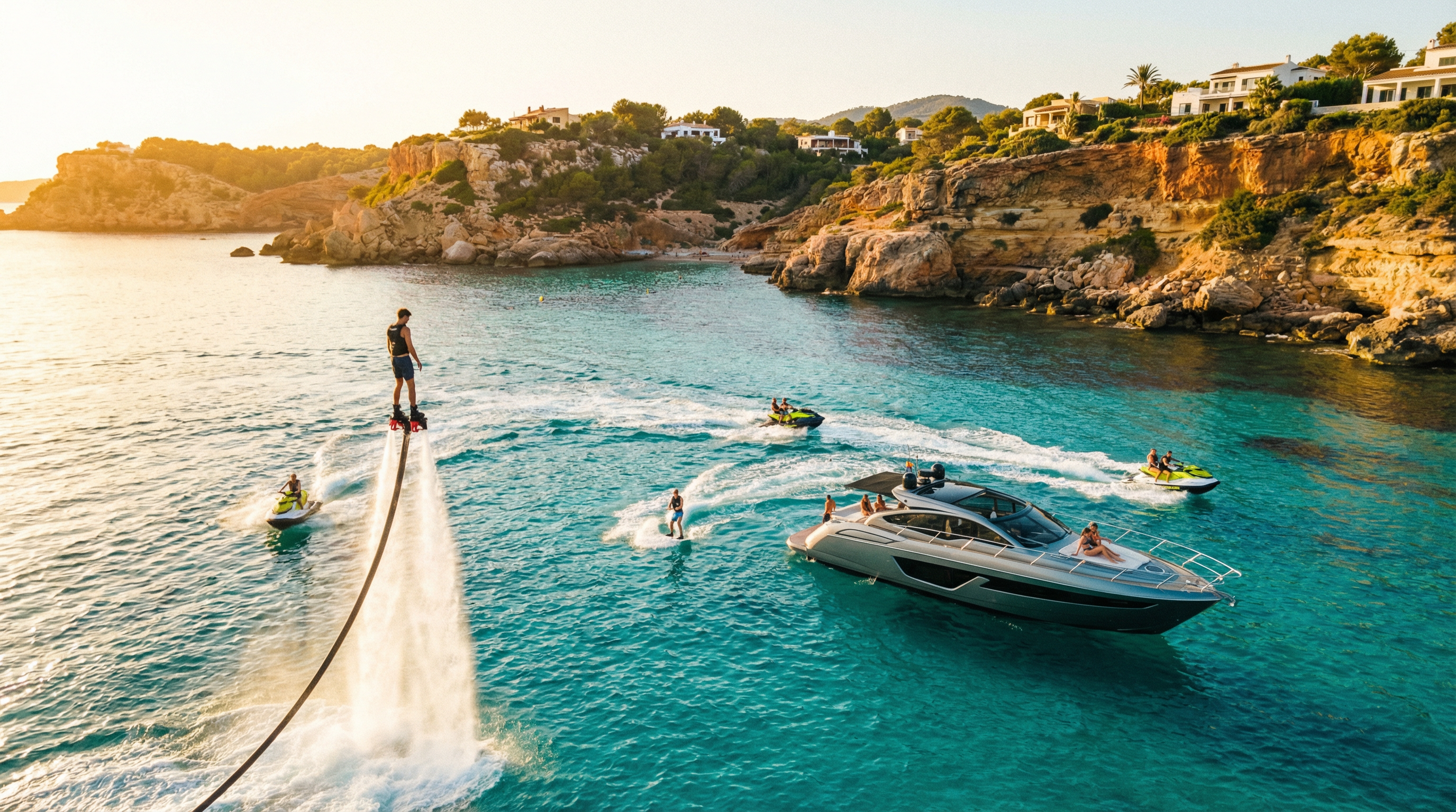Ibiza Water Sports Guide: Jet Skiing, Wakeboarding, Flyboarding and More