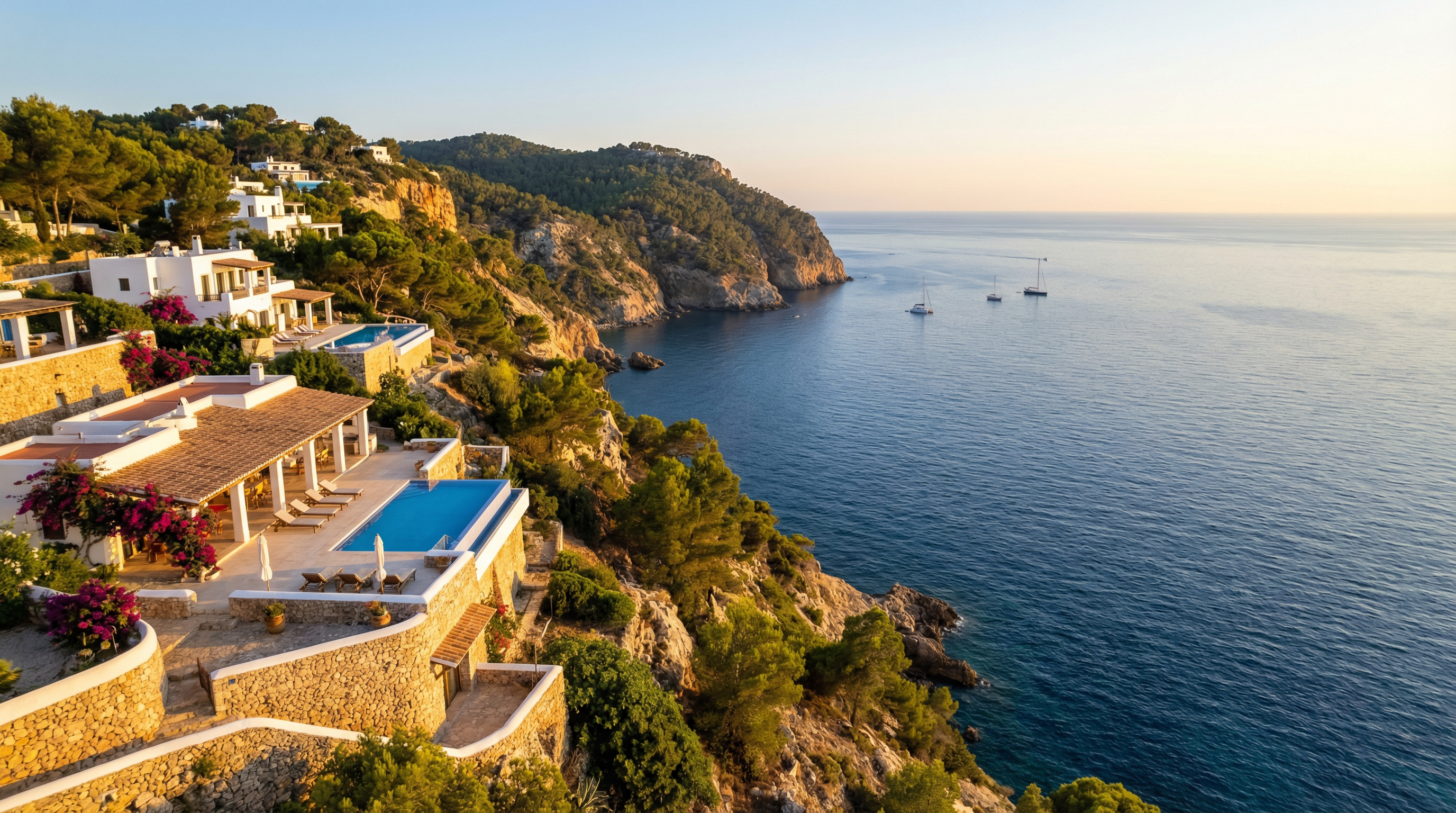 Es Cubells Guide: Clifftop Exclusivity and Private Coast