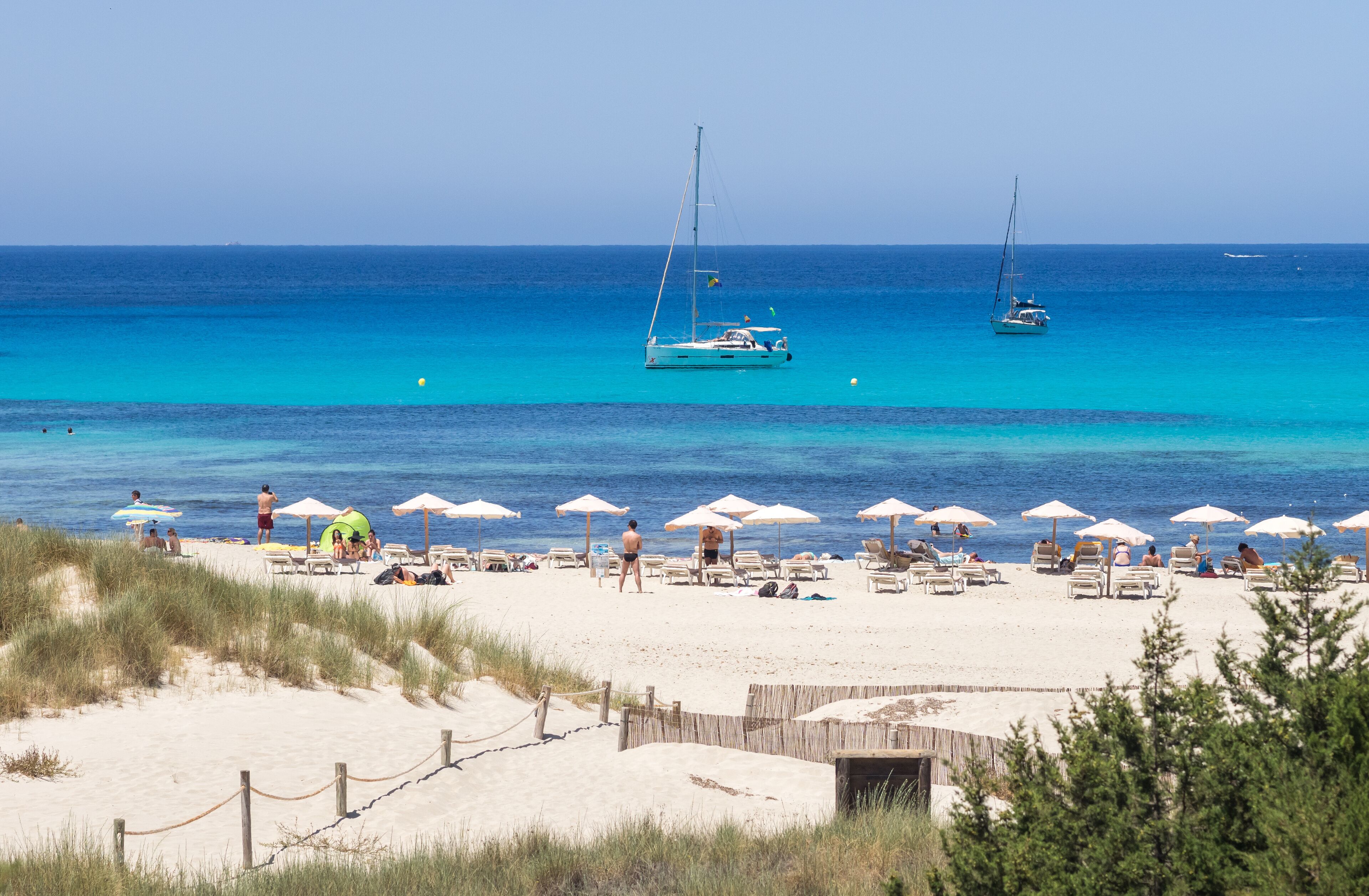 Cala Saona (Formentera) beach in Ibiza