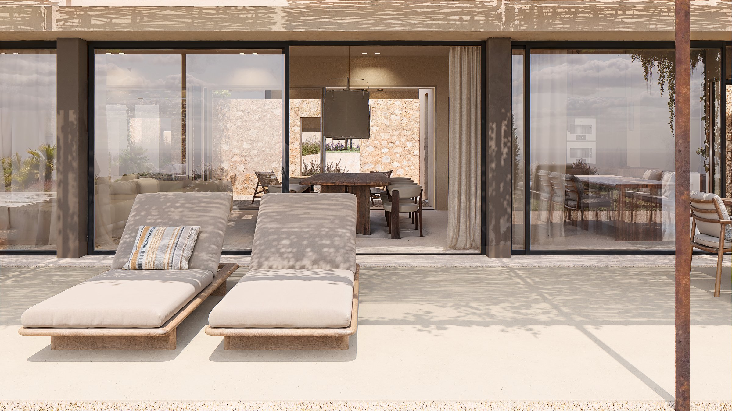 Esclusivo terreno con progetto di villa di lusso a Son Gual