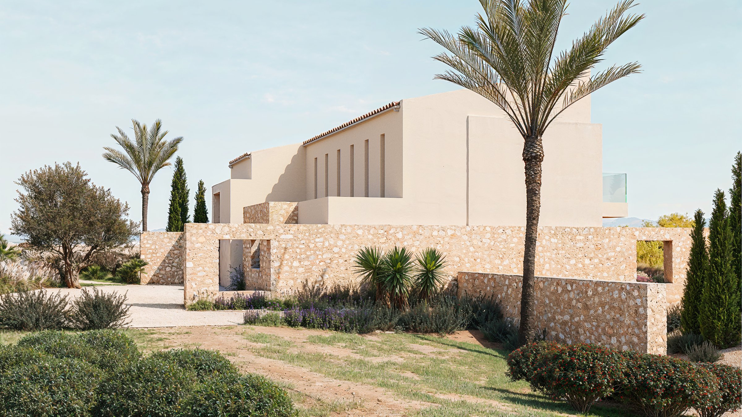 Esclusivo terreno con progetto di villa di lusso a Son Gual