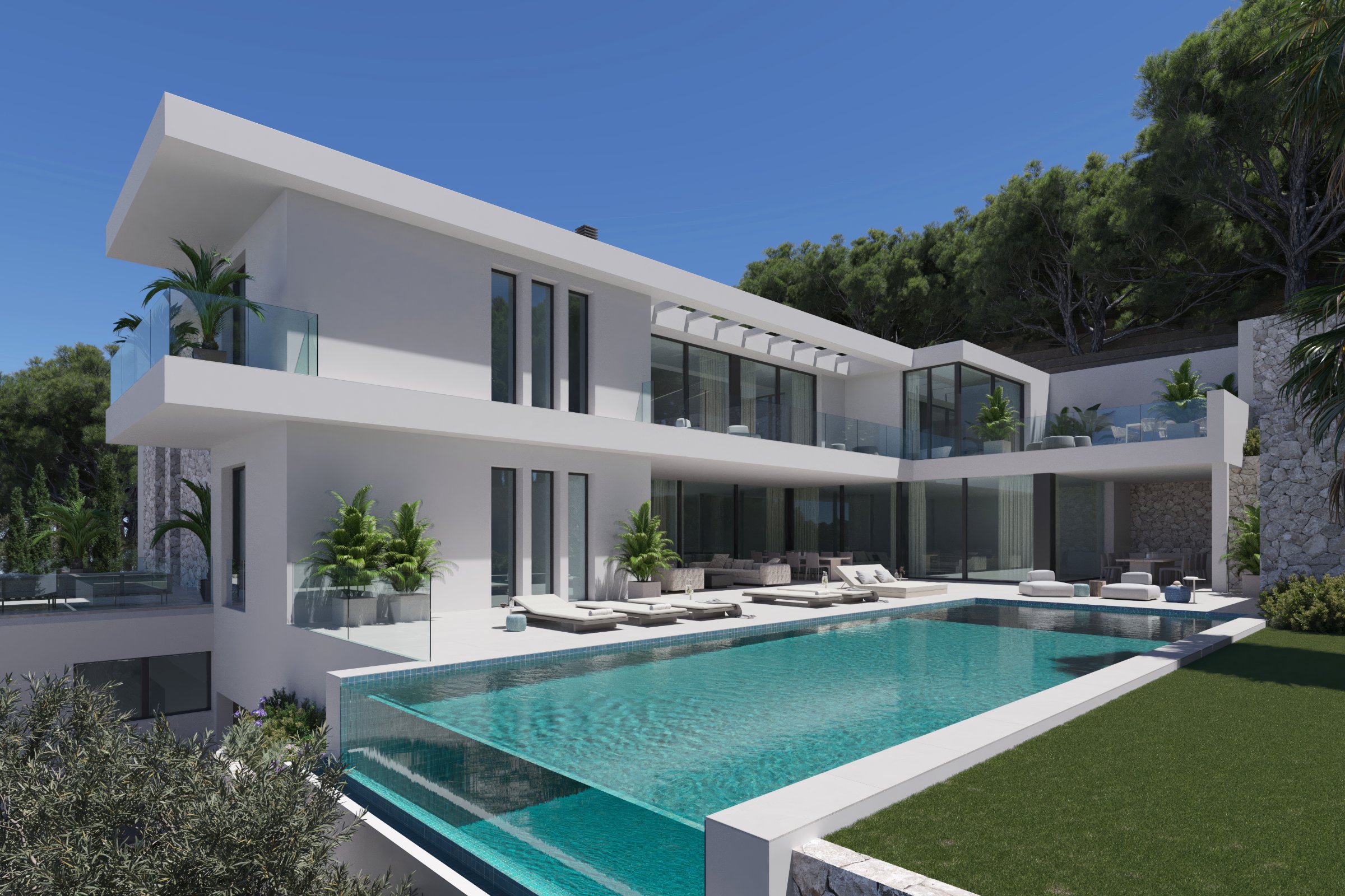 Exclusive Plot with Licensed Luxury Villa Project in Son Vida