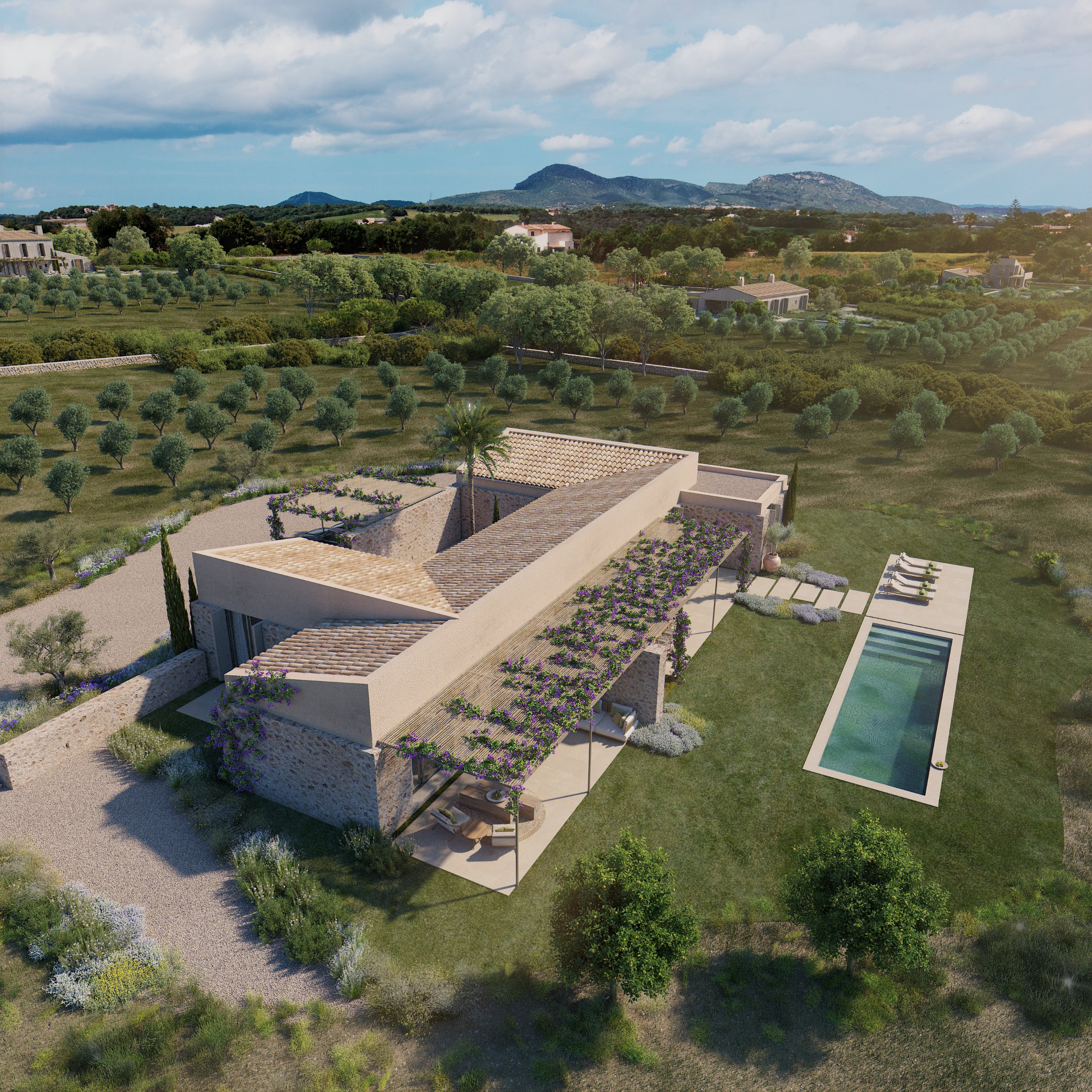 Luxury Countryside Villa with Pool in a Beautiful Natural Setting