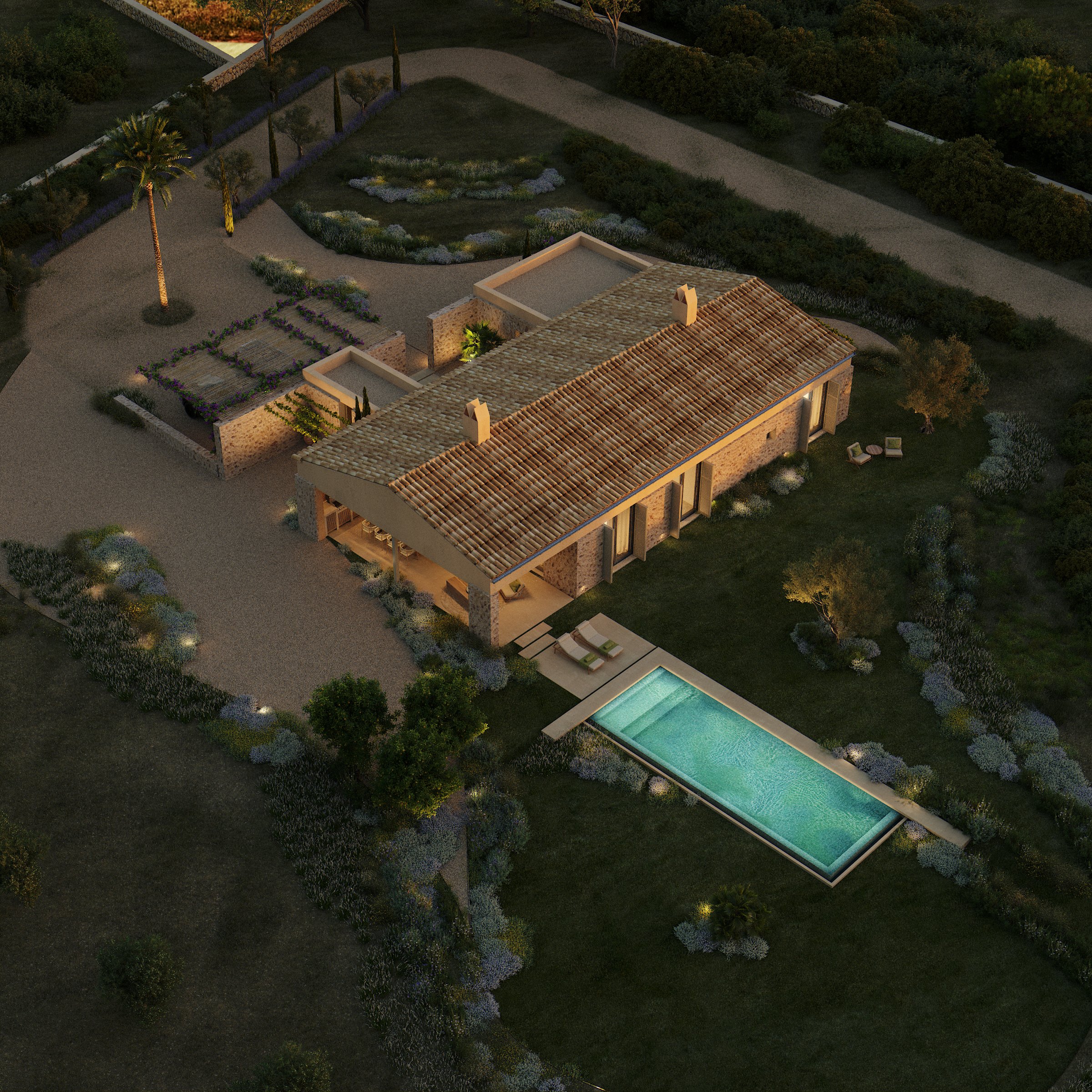 Timeless Villa Architecture in a Mediterranean Setting