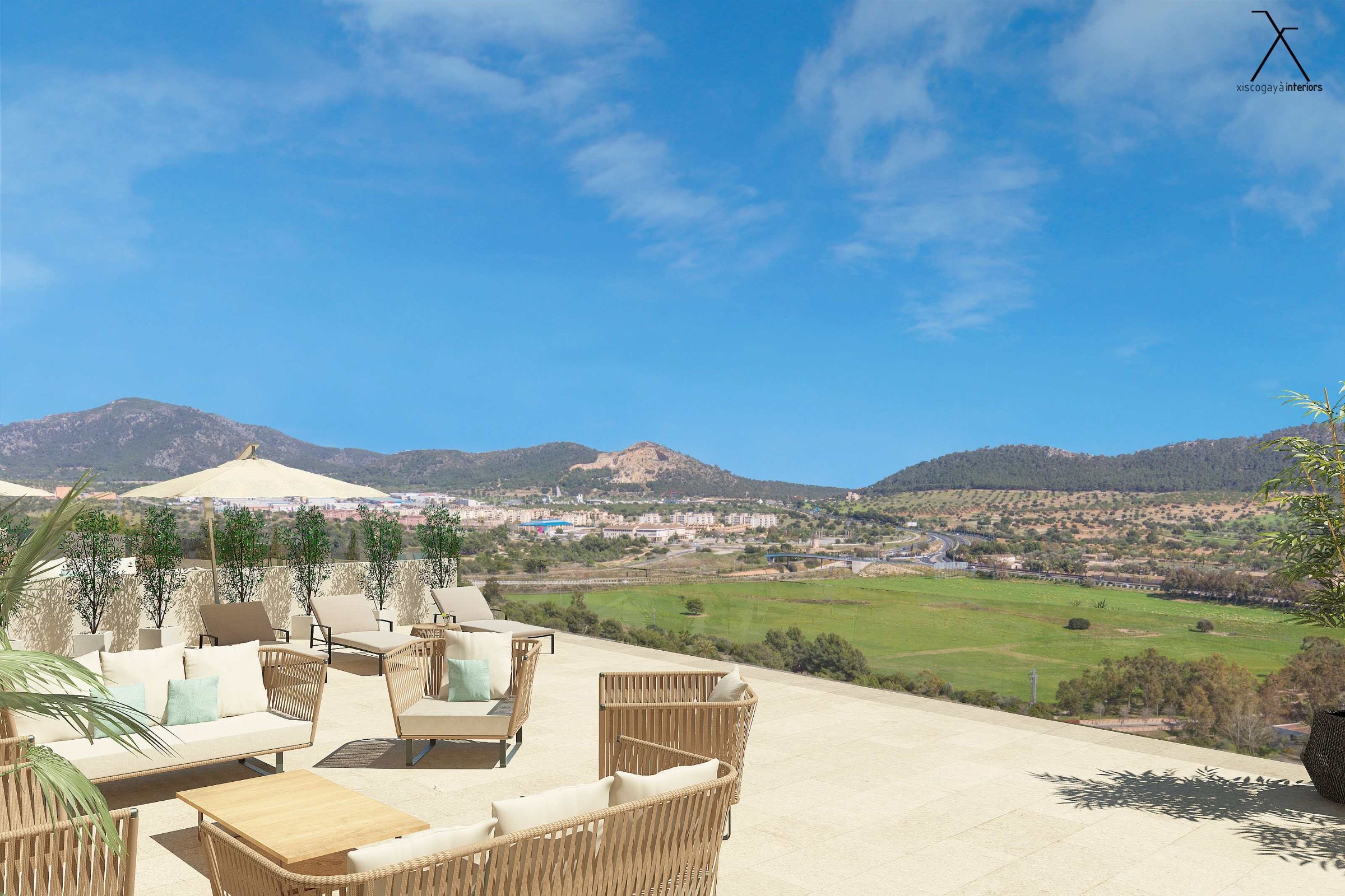Penthouse with sea view and private pool in Santa Ponsa
