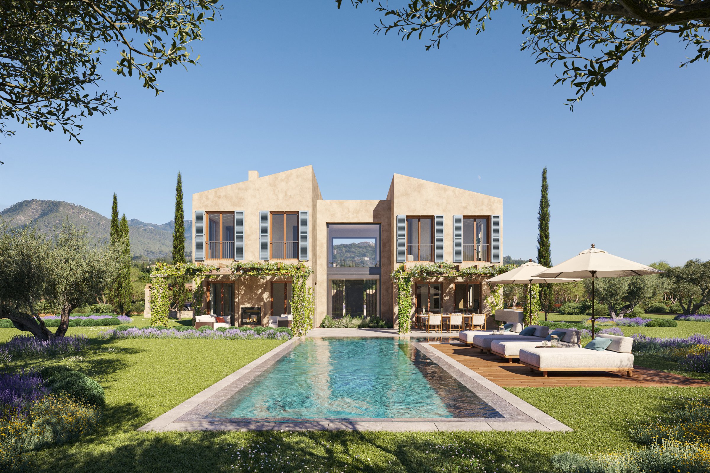 Exclusive Villa in Alaró with Stunning Mountain Views